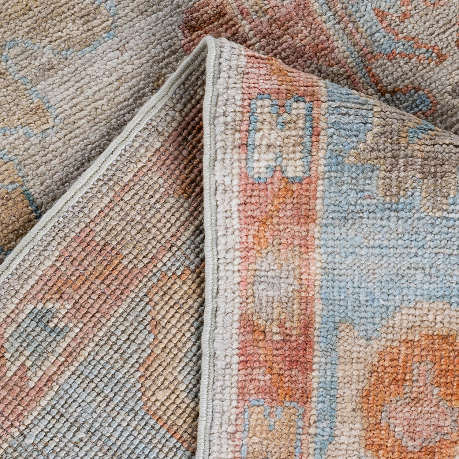 Ivory Transitional Wool Runner - 2'9" x 13'8" - Image 6