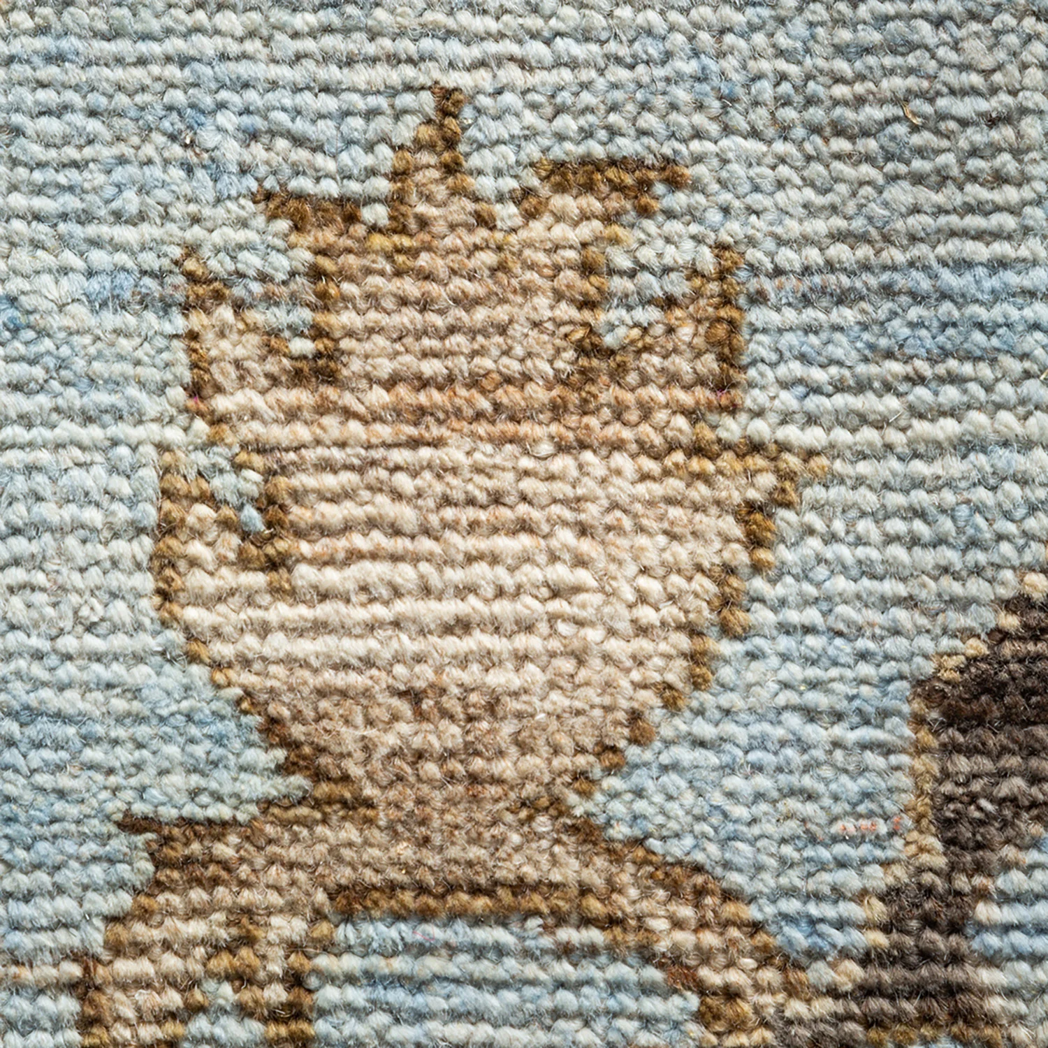 Blue Transitional Wool Rug - 9'2" x 11'8" - Image 4