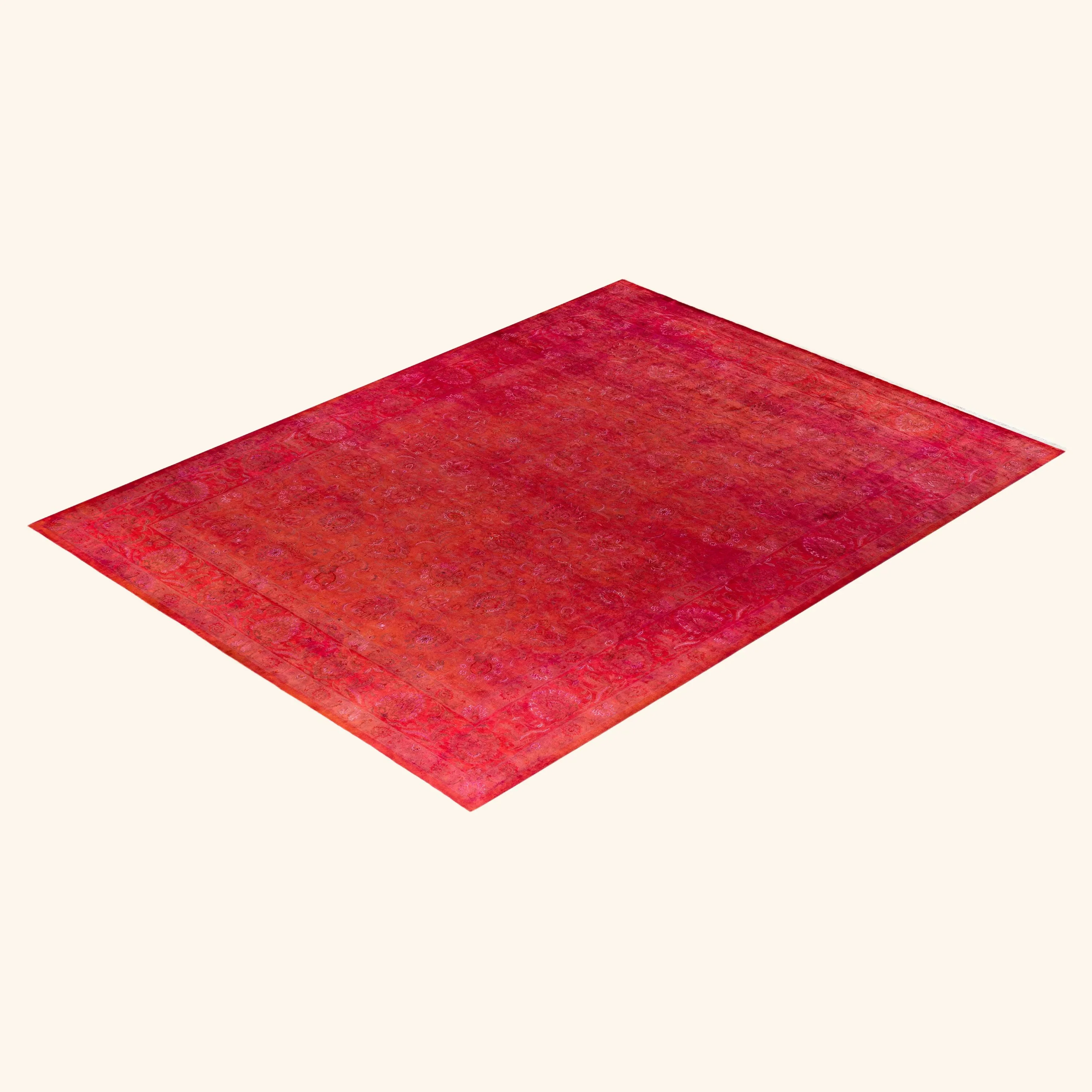 Orange Samsara Wool Rug - 9'2" x 12'4" - Image 6