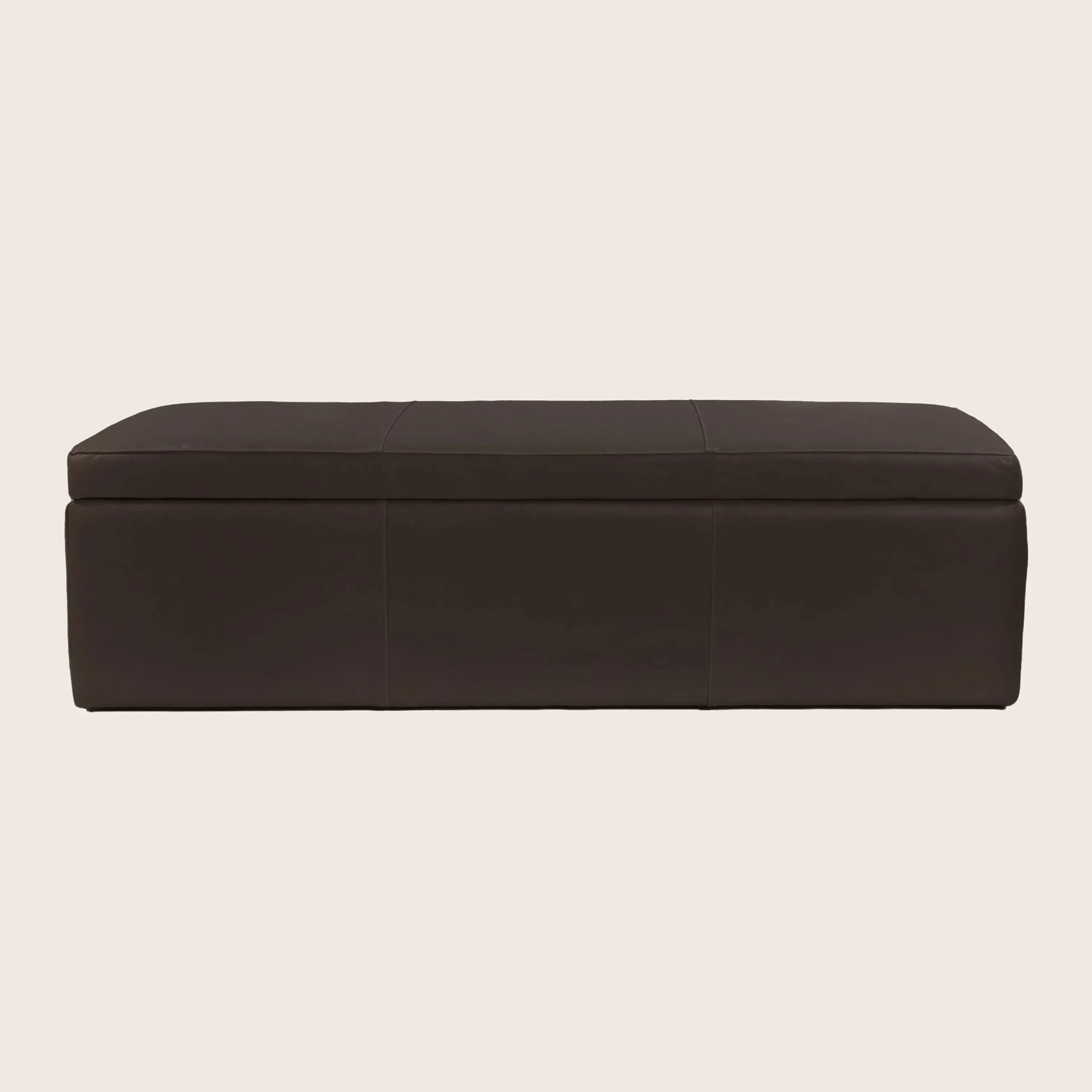 Orchard Leather Storage Ottoman - Image 11