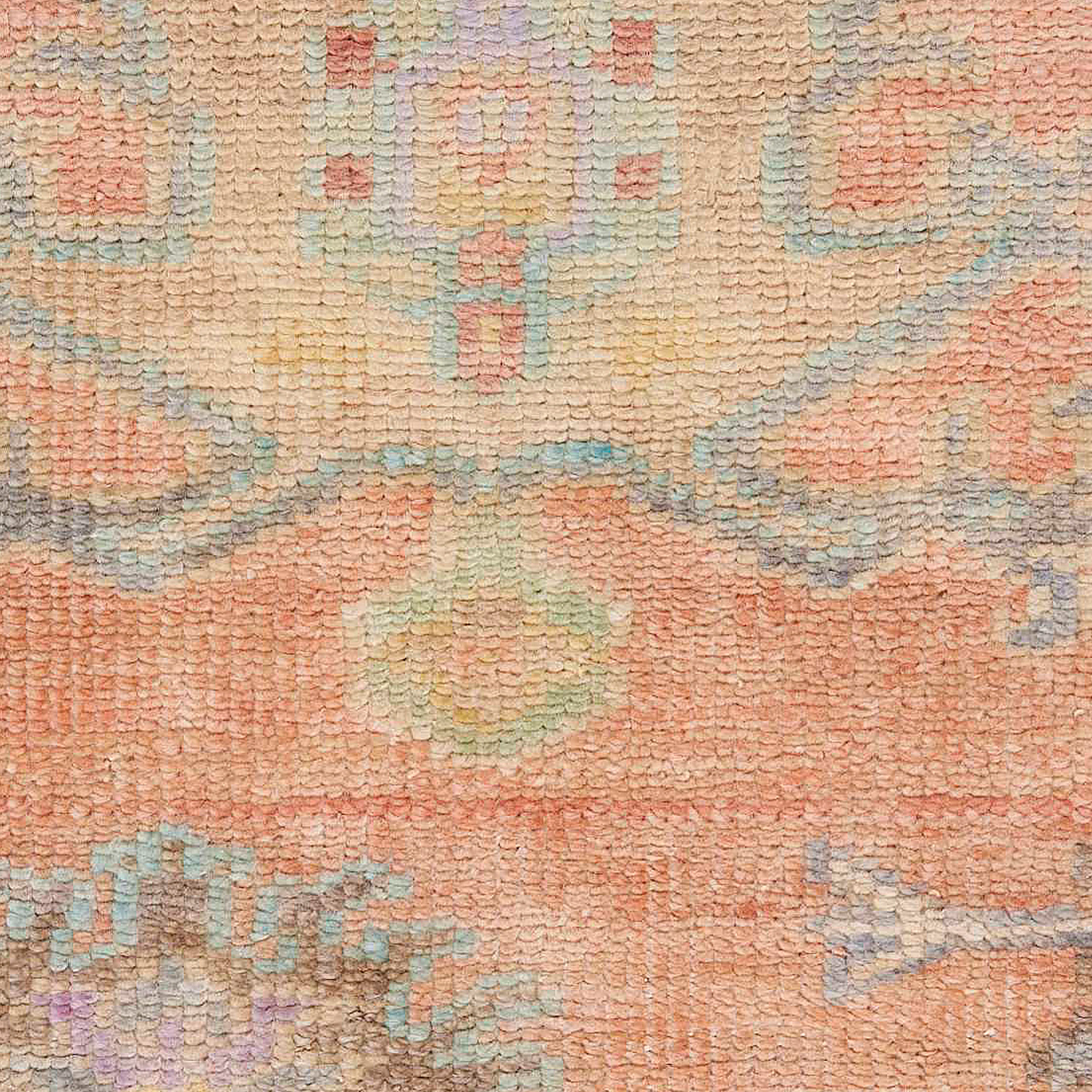 Oushak Style Wool Rug - 5'6" x 8' - Image 4