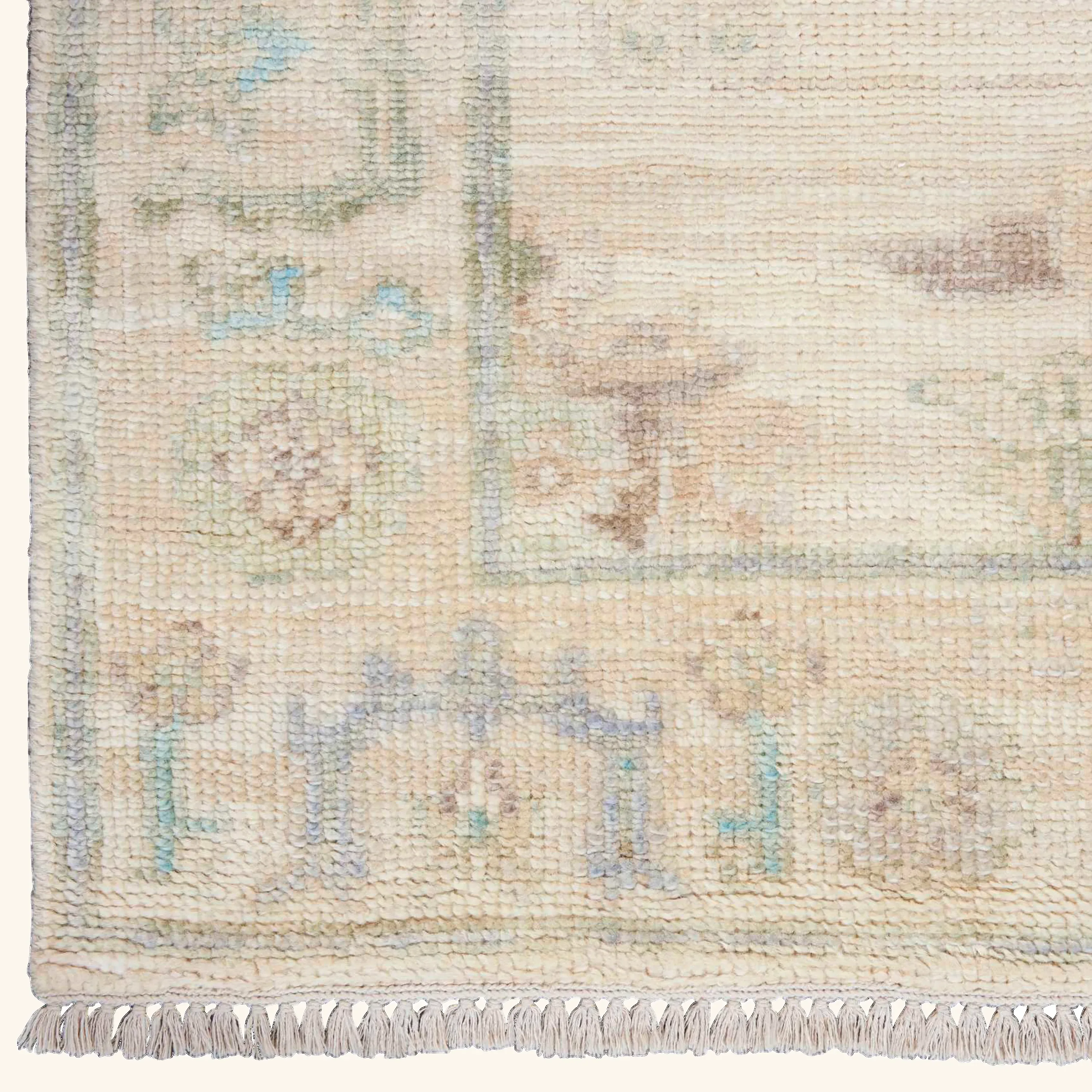 Oushak Style Wool Rug - 5'6" x 8' - Image 4