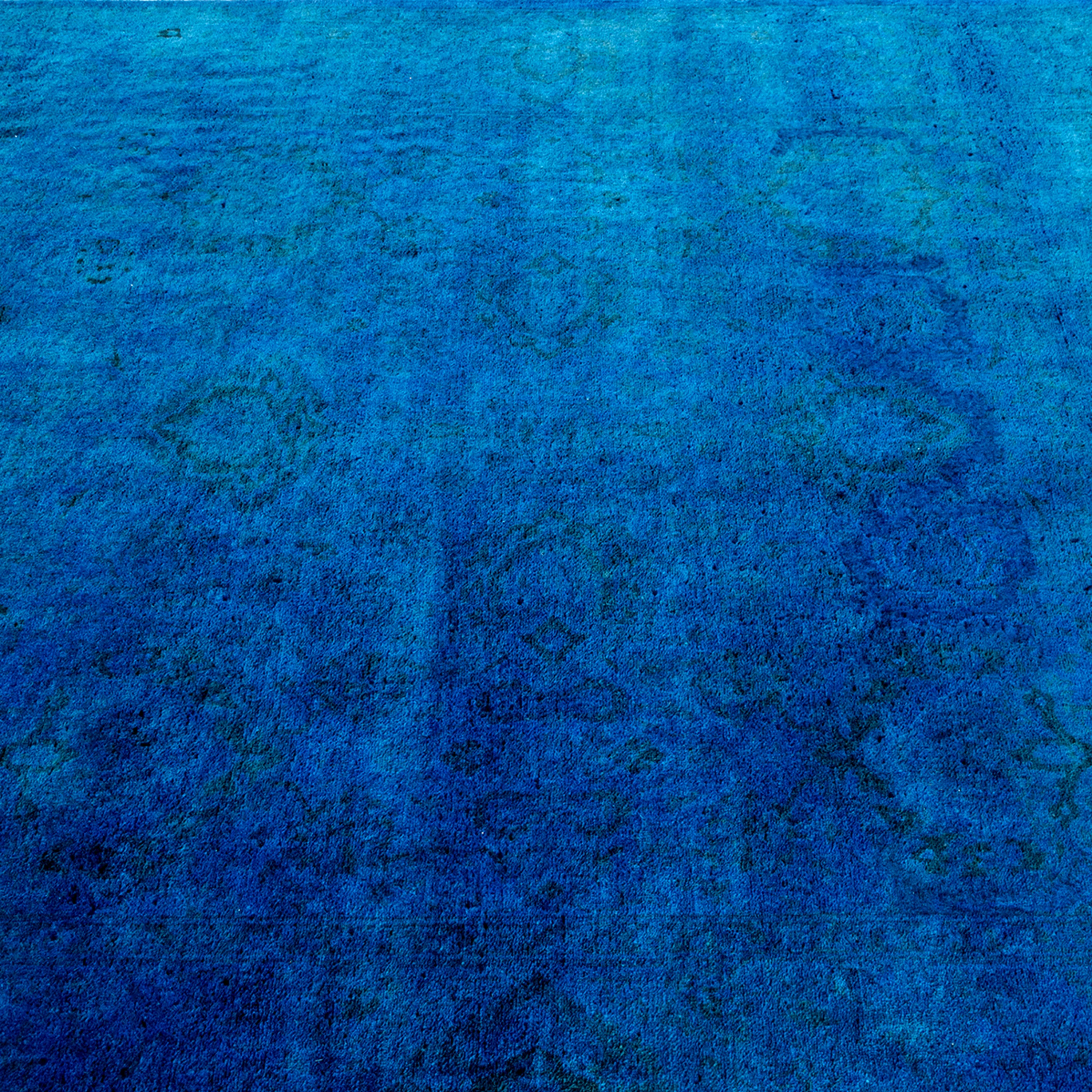 Blue Samsara Wool Rug - 4'8" x 6'10" - Image 4