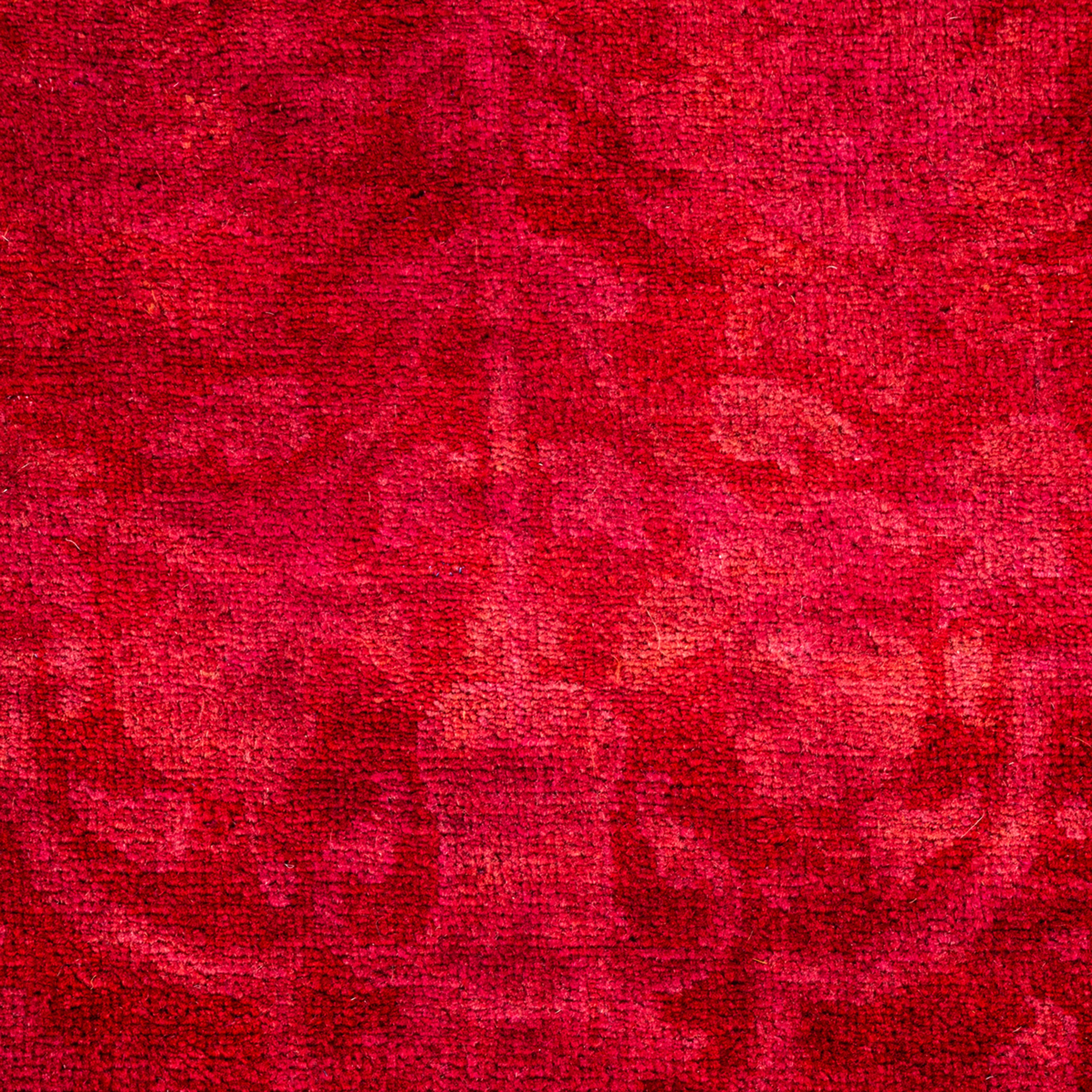 Red Samsara Wool Rug - 4'1" x 6'2" - Image 2