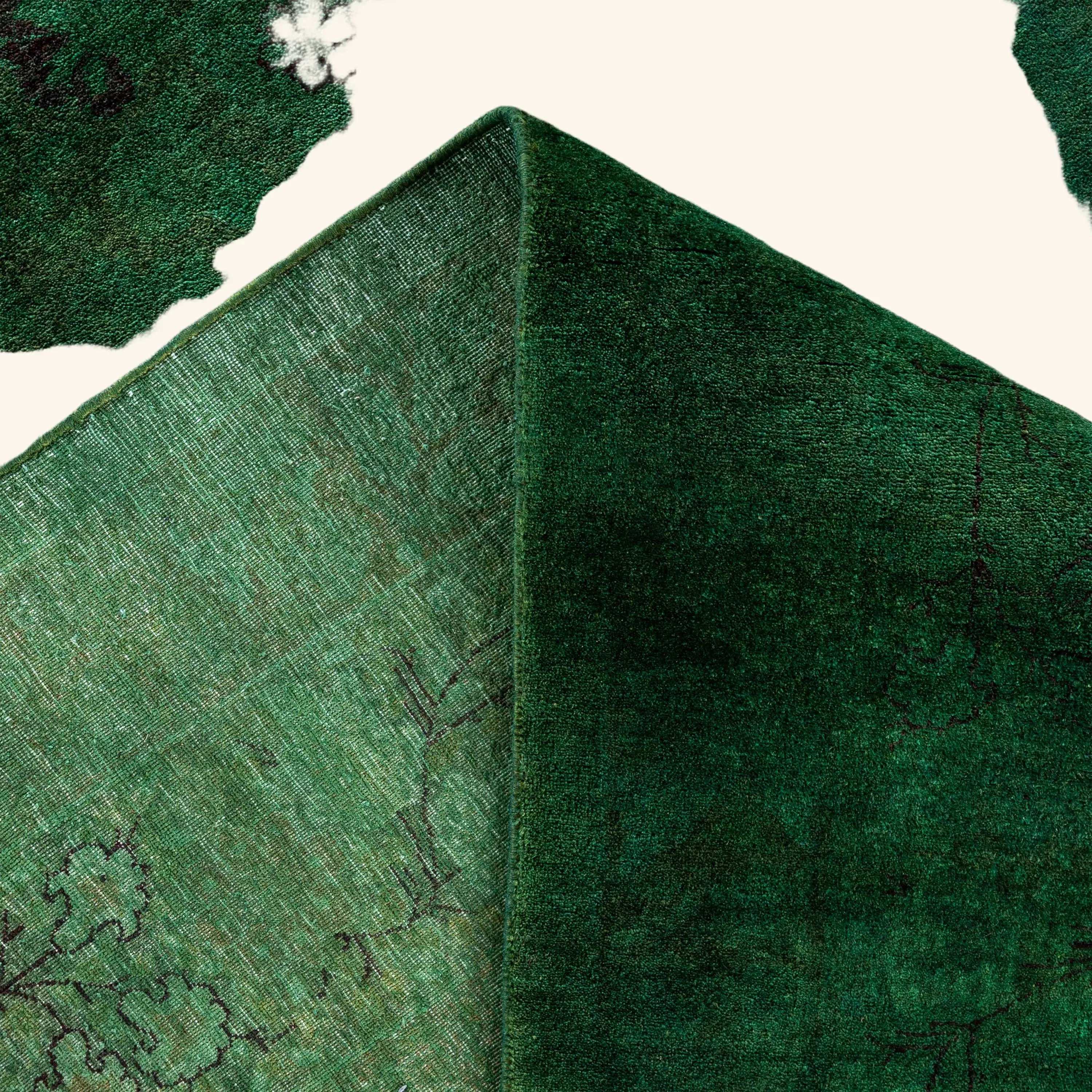 Green Samsara Wool Rug - 10'1" x 13'4" - Image 6