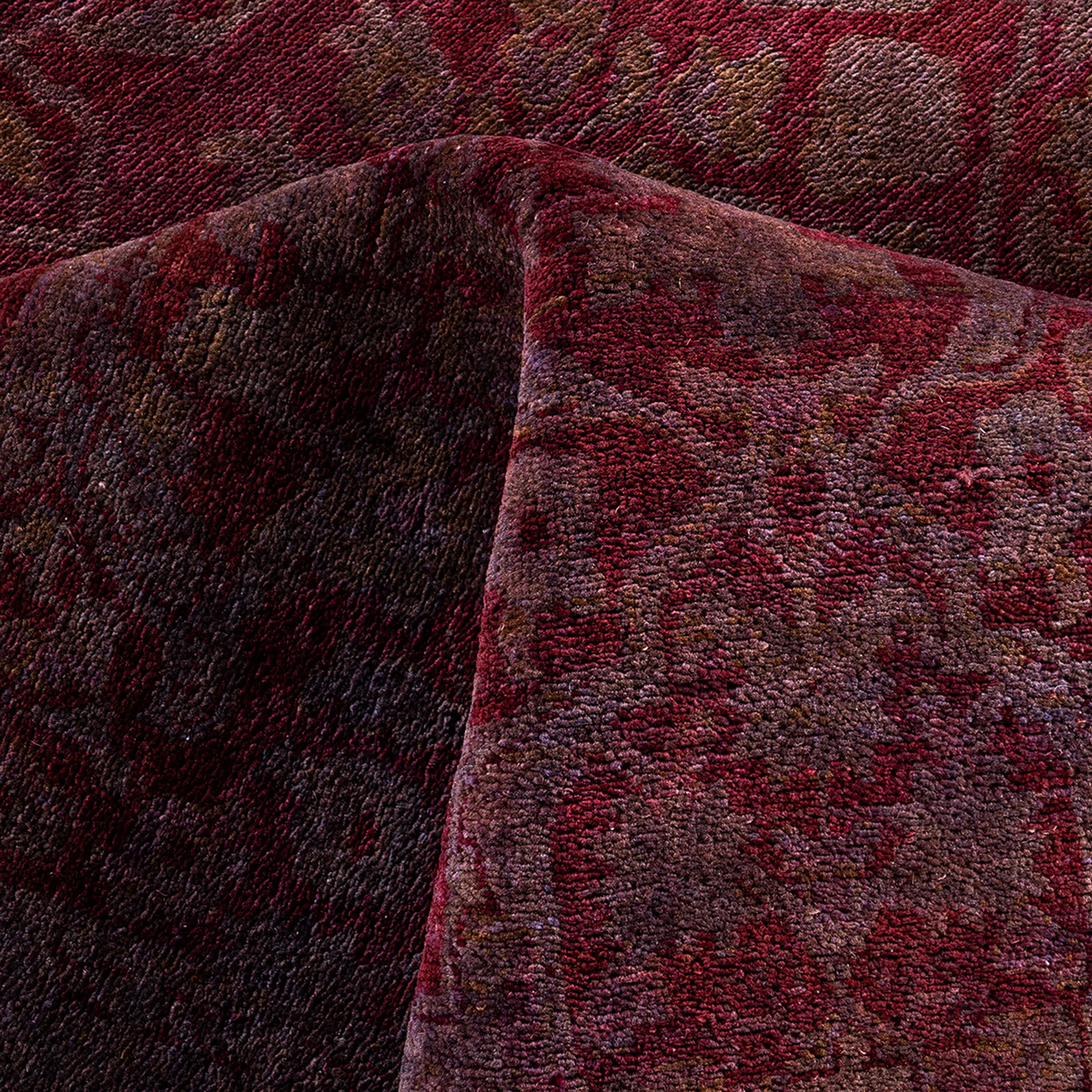 Red Samsara Wool Rug - 10'1" x 14'3" - Image 7
