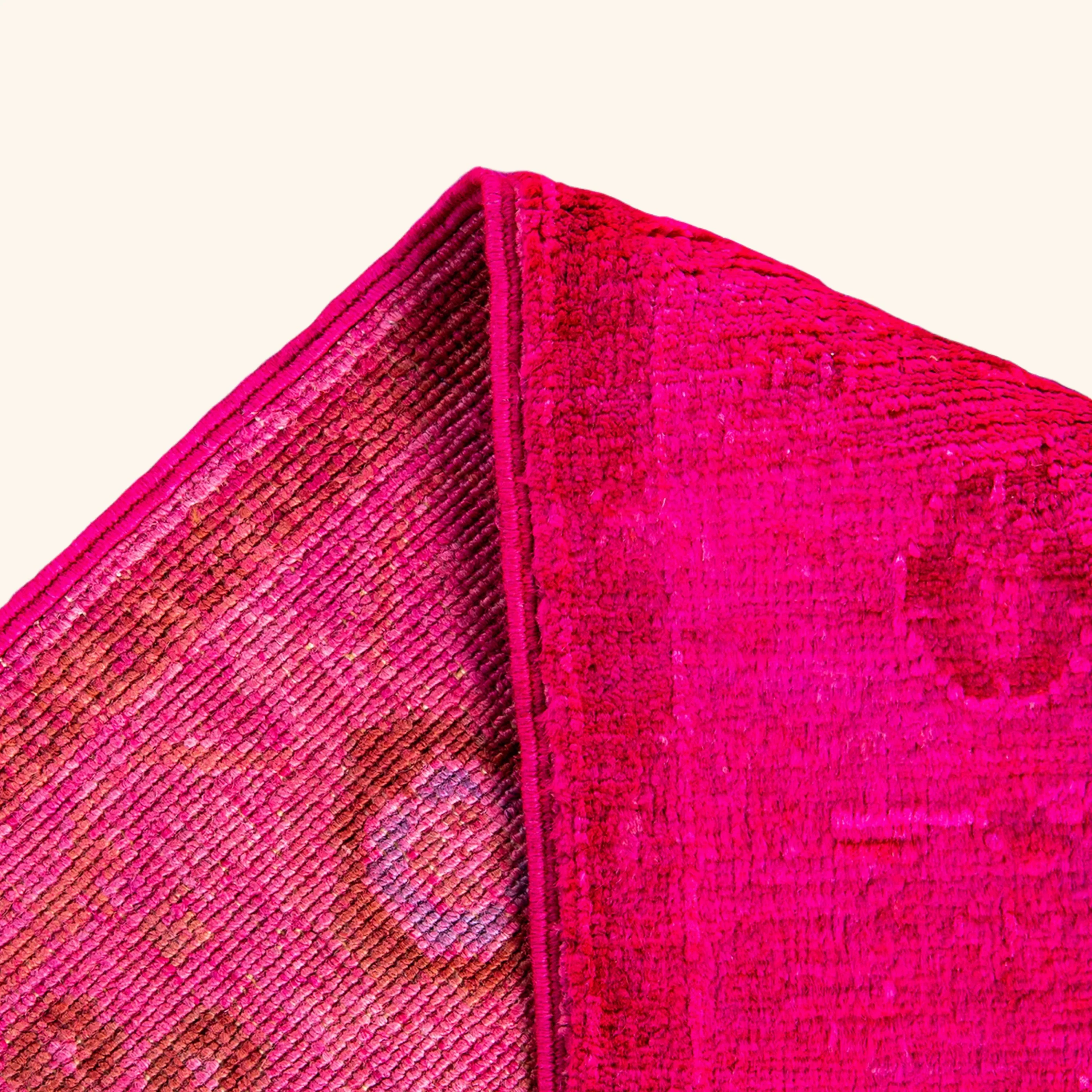 Pink Samsara Wool Rug - 4'6" x 6'6" - Image 6