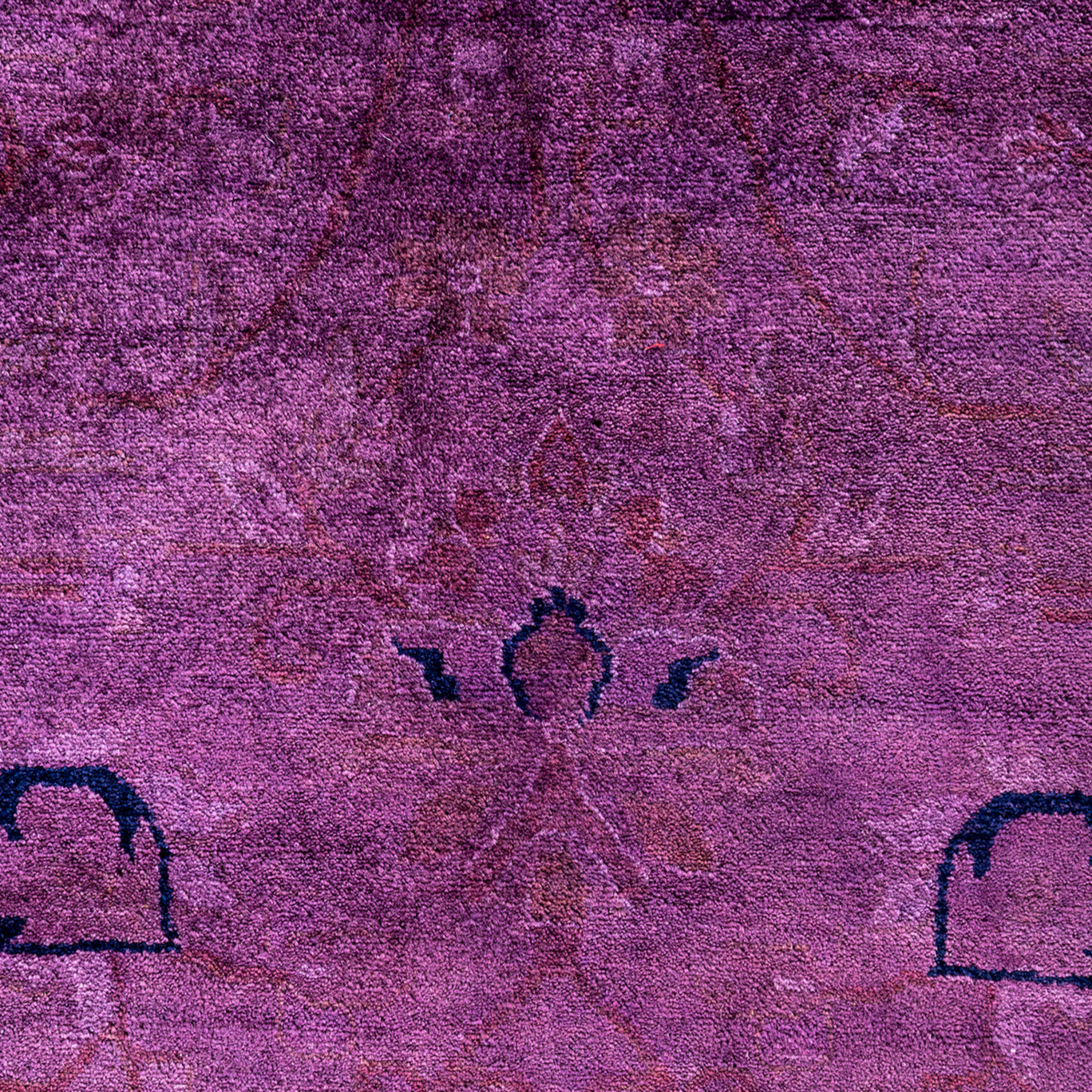 Purple Samsara Wool Rug - 6'1" x 8'10" - Image 3