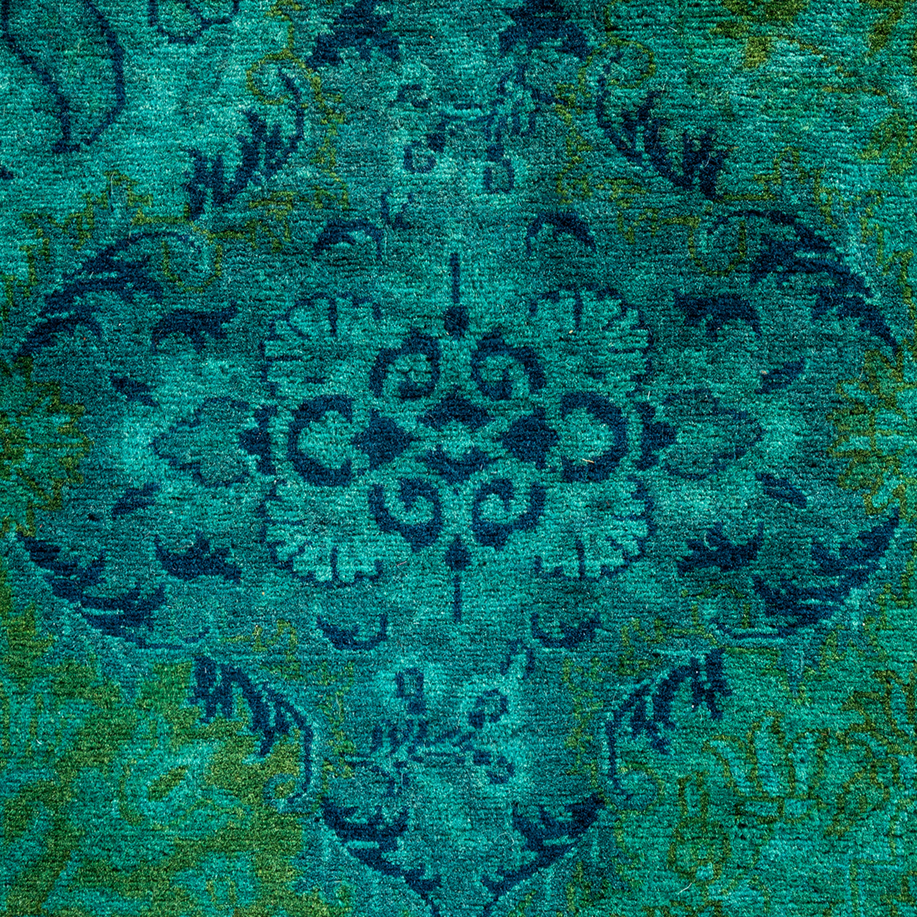 Green Samsara Wool Rug - 6'1" x 8'3" - Image 3