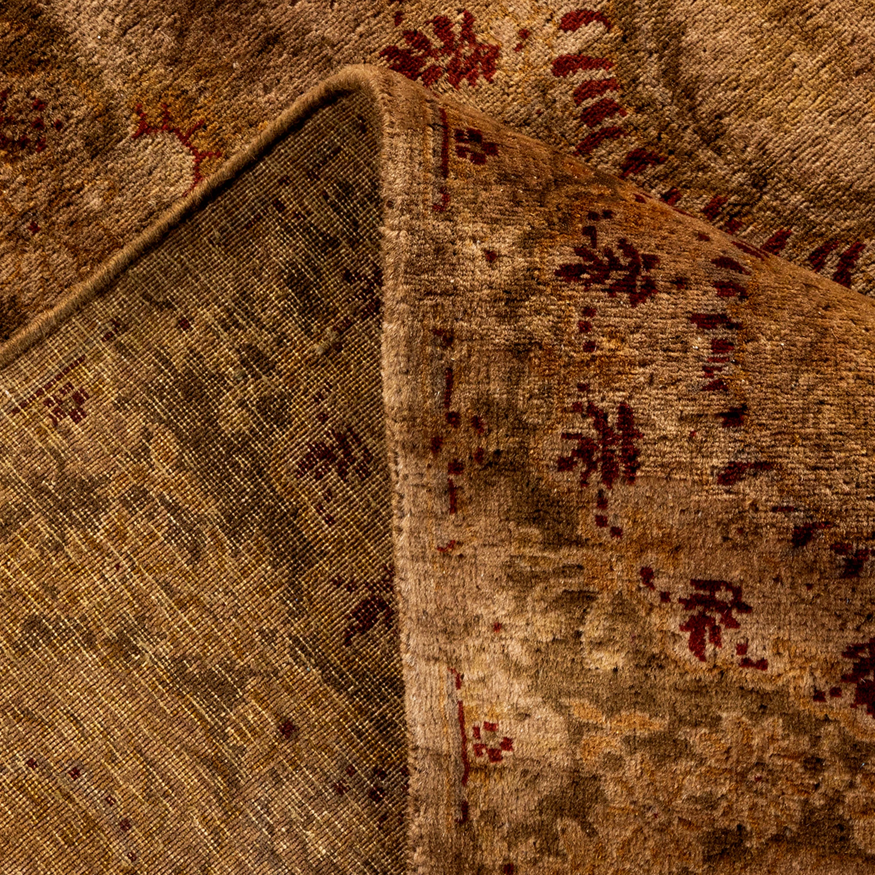 Brown Samsara Wool Rug - 6'1" x 9'1" - Image 6