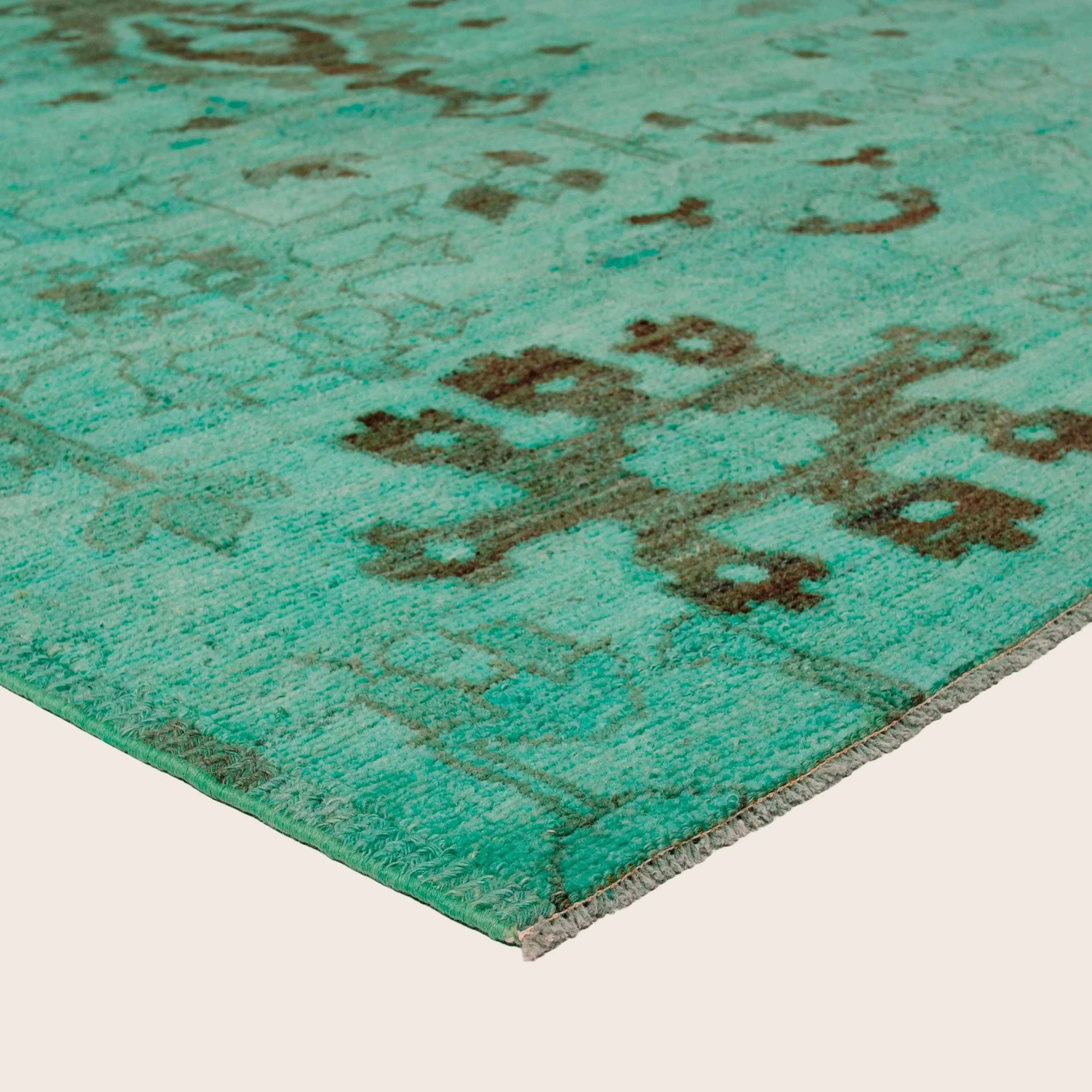 Green Samsara Wool Rug - 6'10" x 12'8" - Image 3