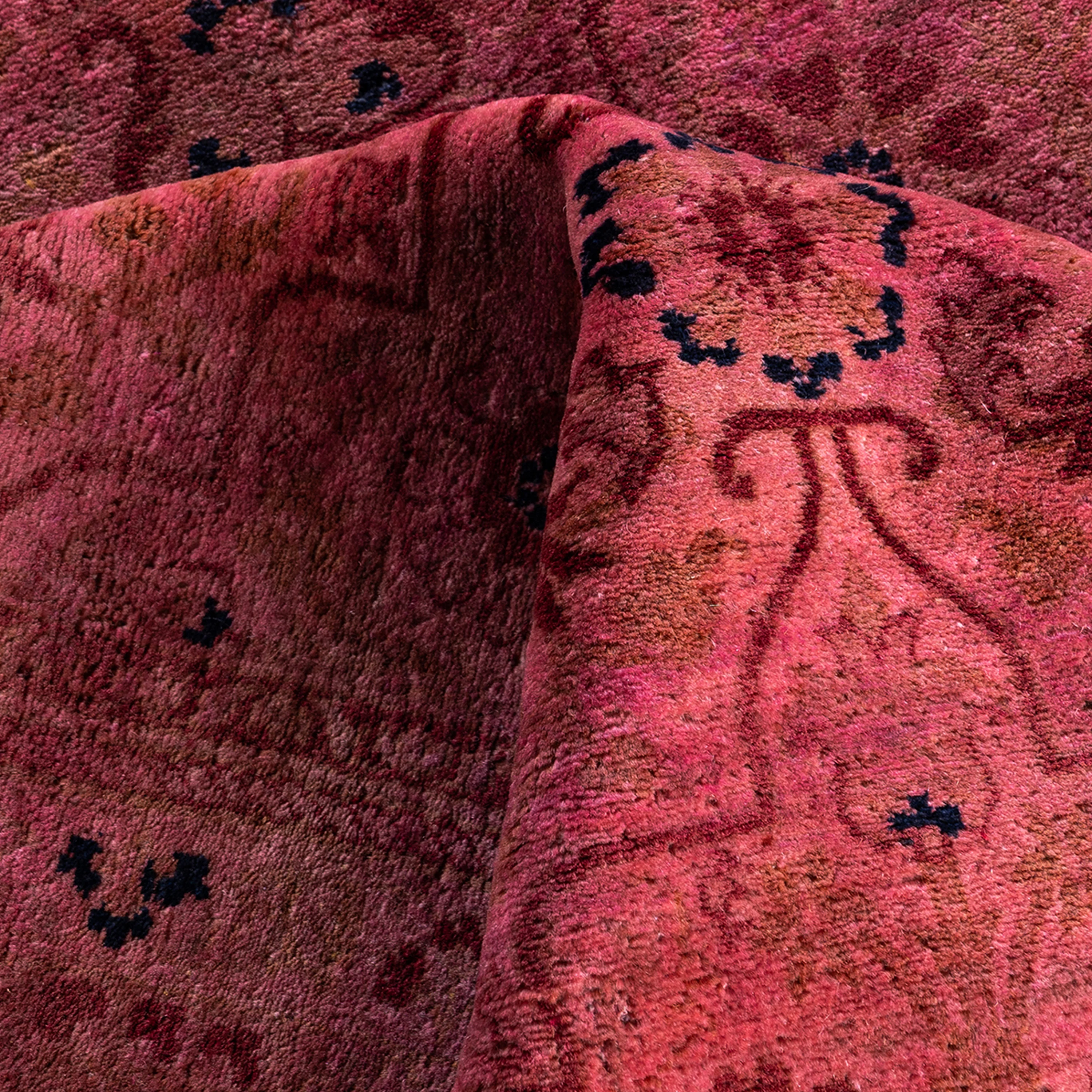 Pink Samsara Wool Rug - 7'10" x 10'1" - Image 7