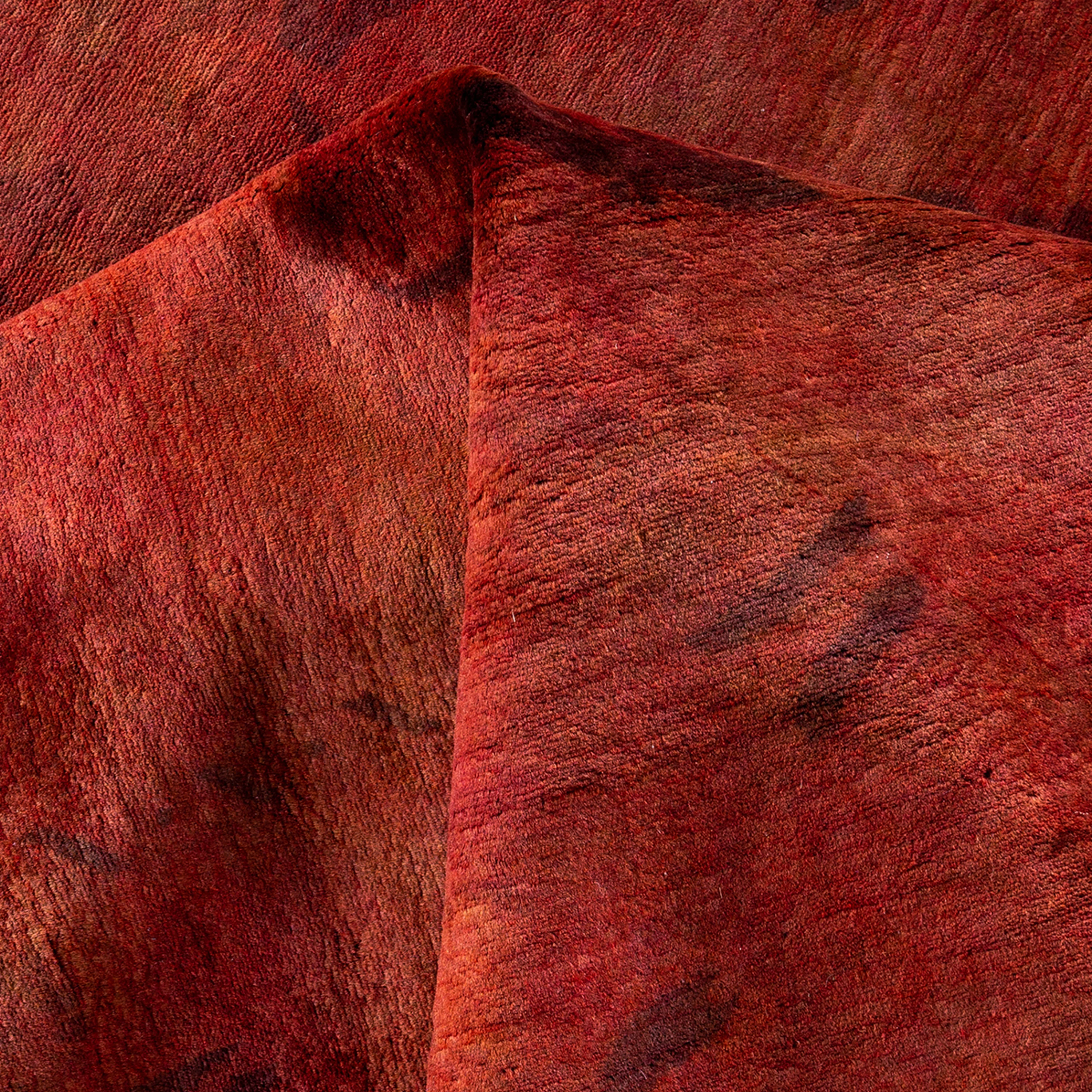 Red Samsara Wool Rug - 9'2" x 11'9" - Image 7