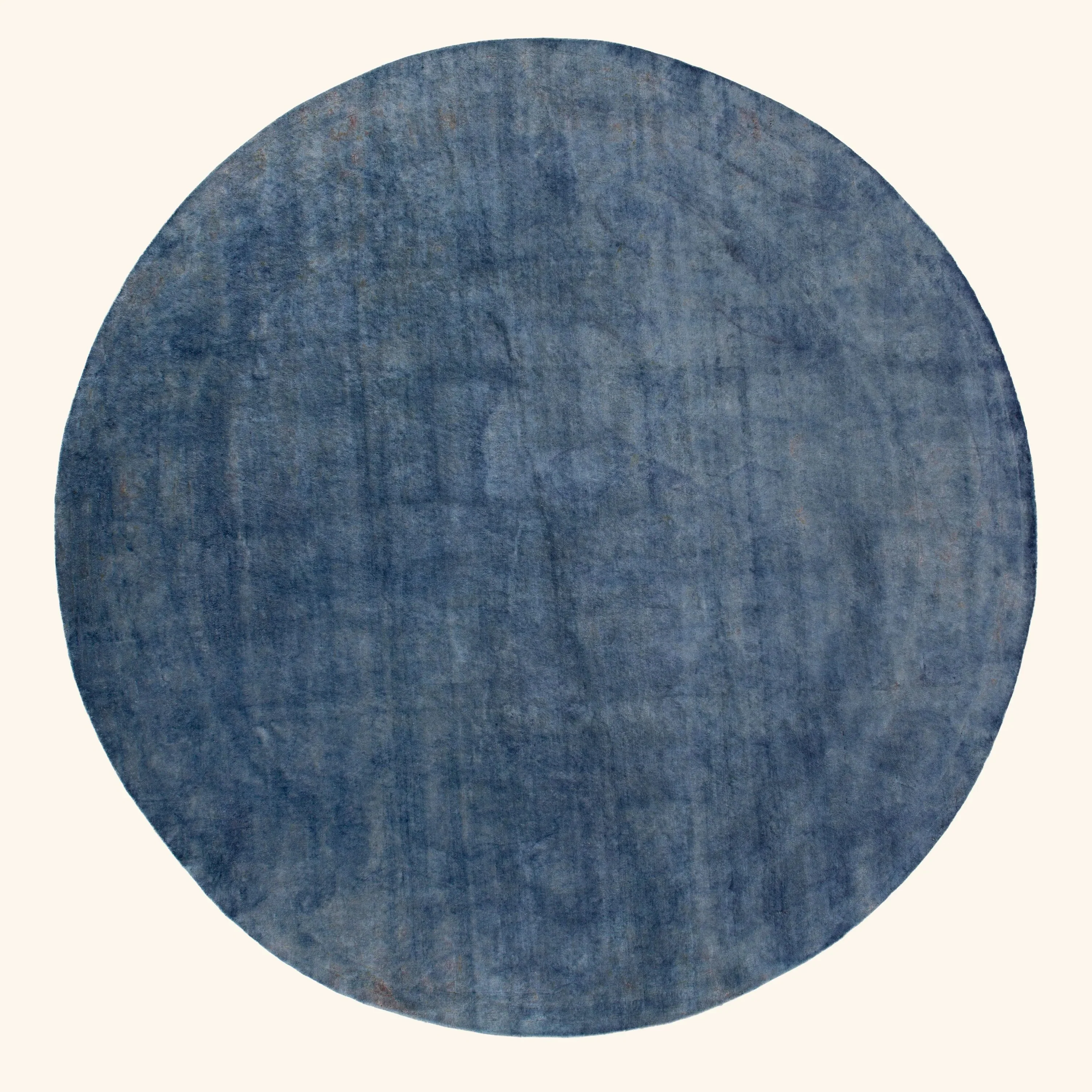 Blue Samsara Wool Silk Blend Rug - 11'1" x 12'