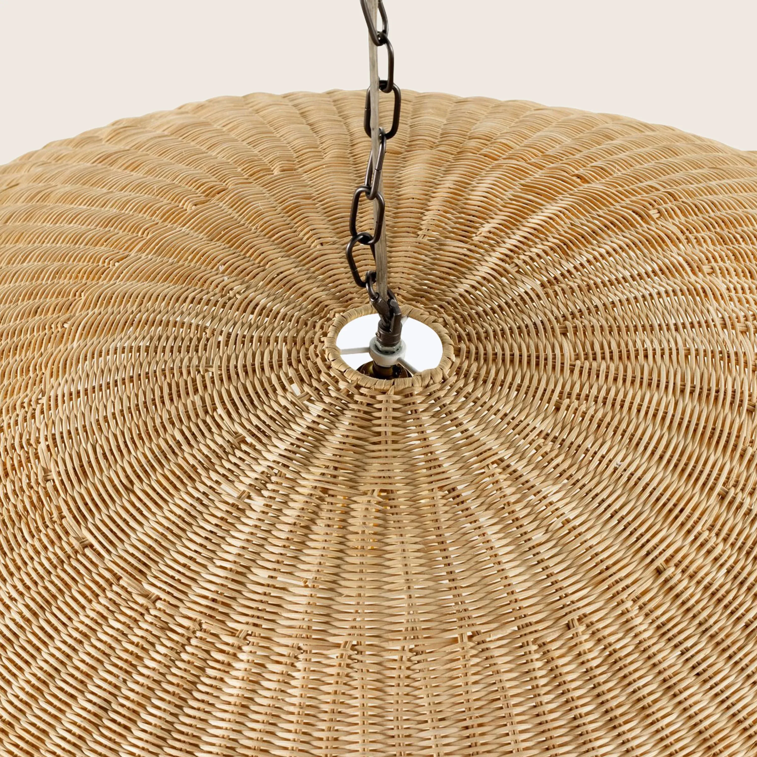 Overscale Woven Rattan Pendant - Image 6