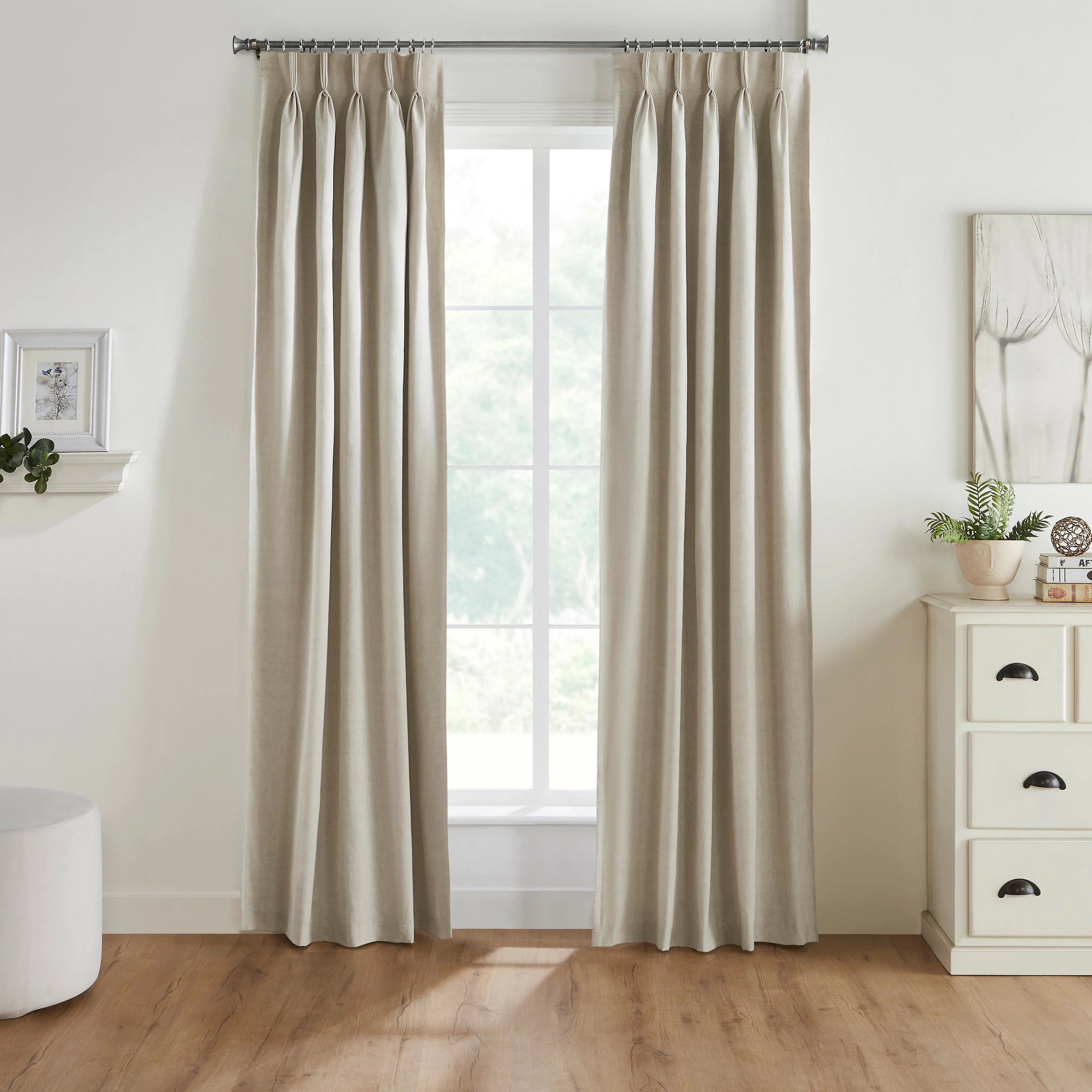Oxford Pinch Pleat Curtain Panel - Image 5