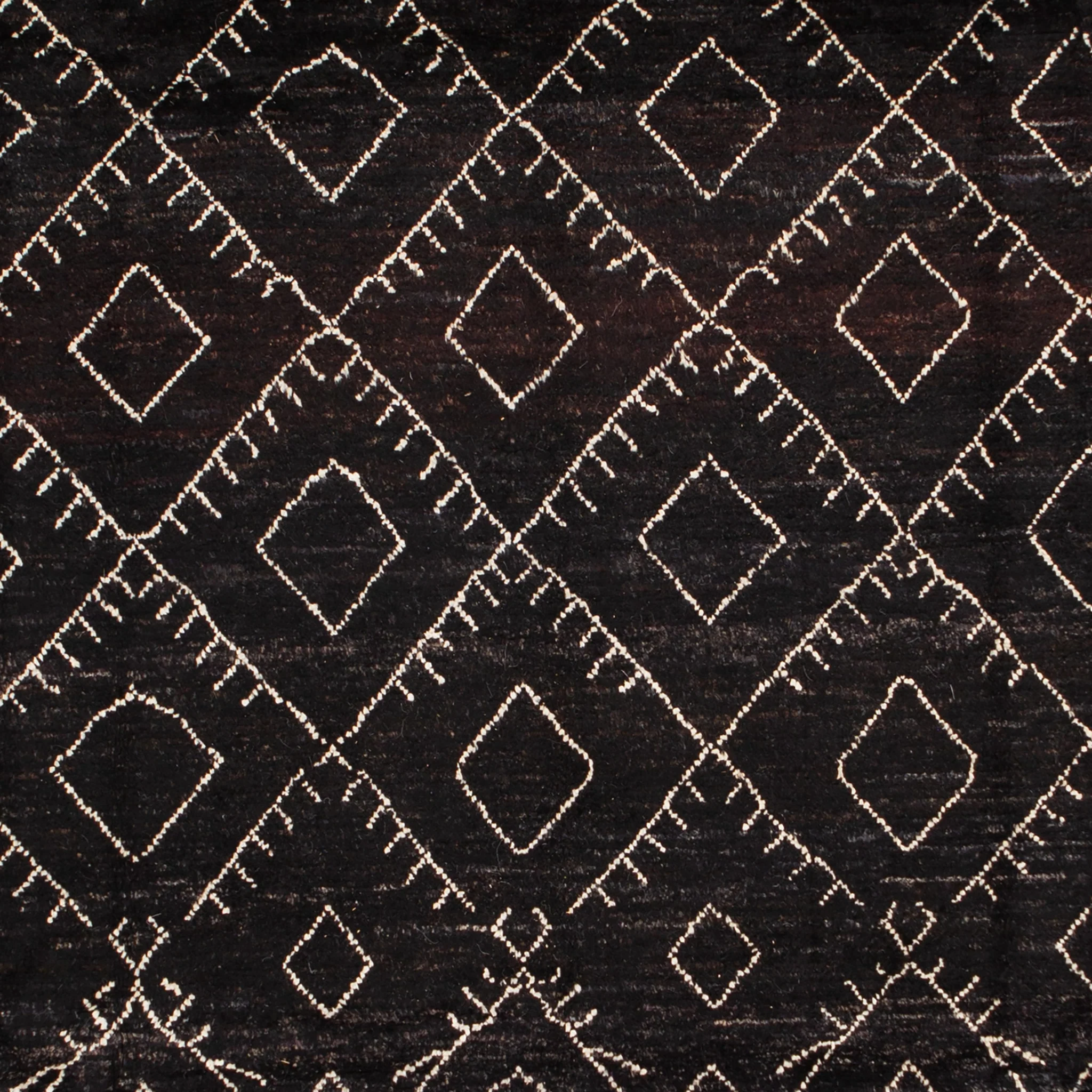 Multi Modern Wool Rug - 8' x 11'2'' - Image 2