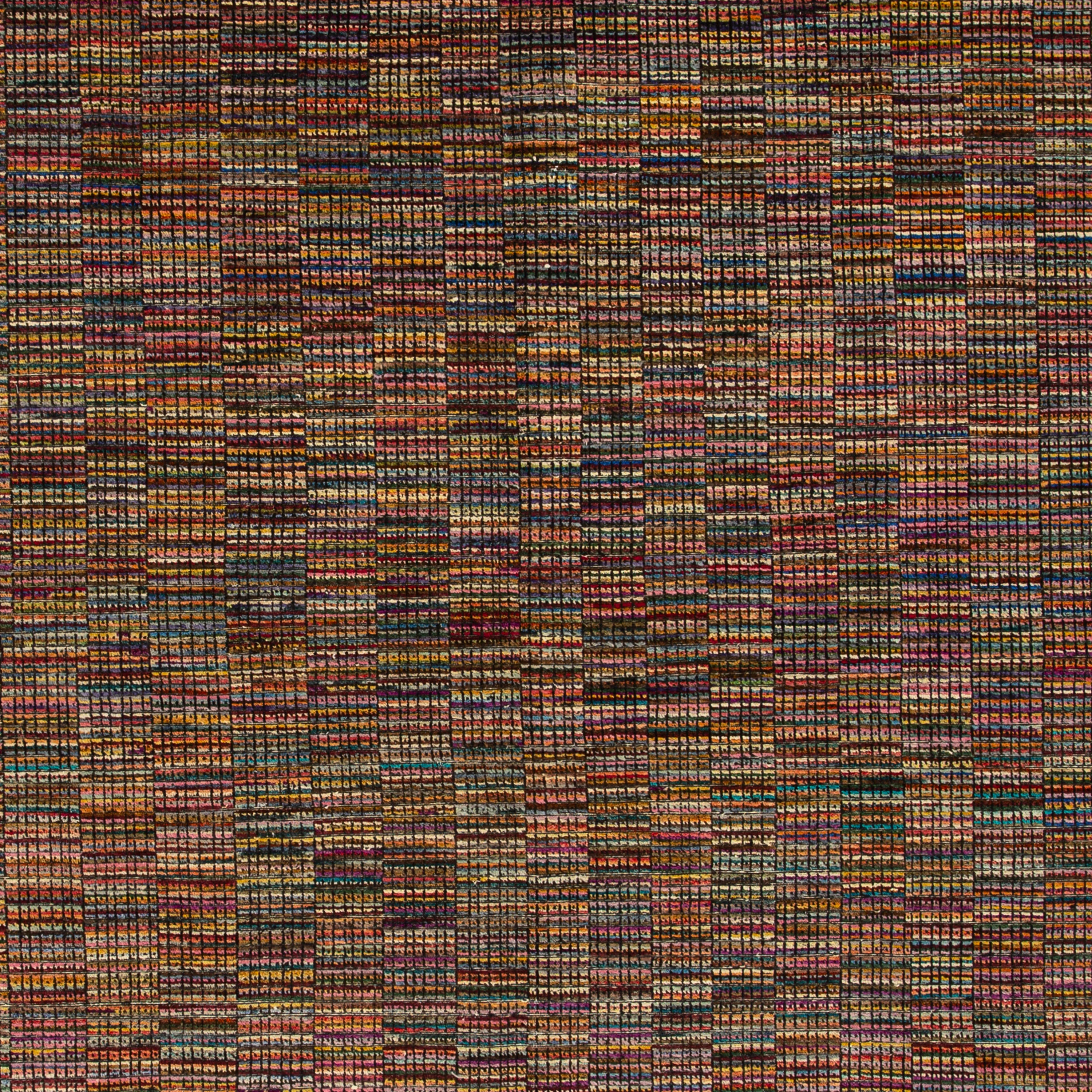 Multi Modern Wool Rug - 8'10'' x 12' - Image 2