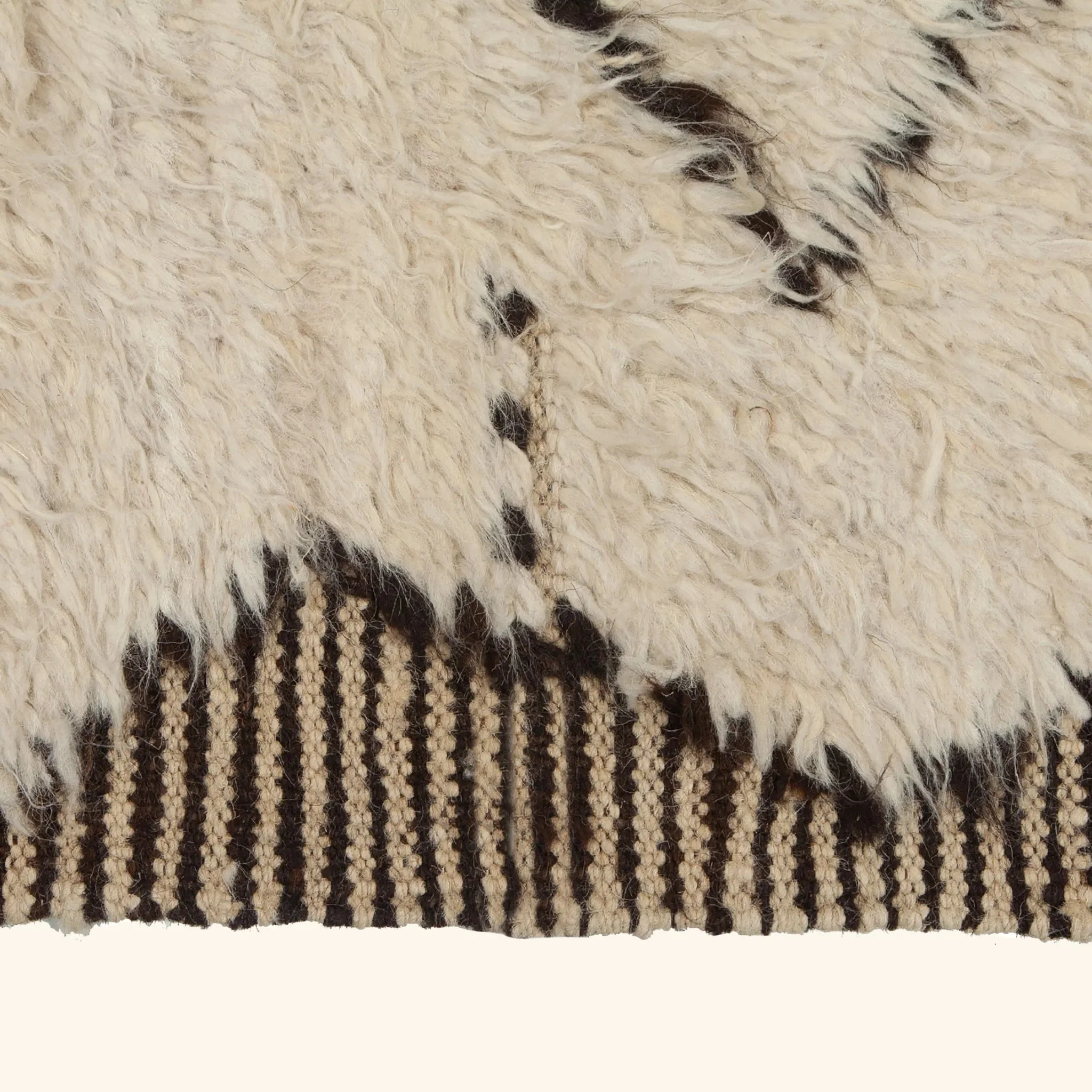 Multi Modern Wool Rug - 6' x 7'8'' - Image 5