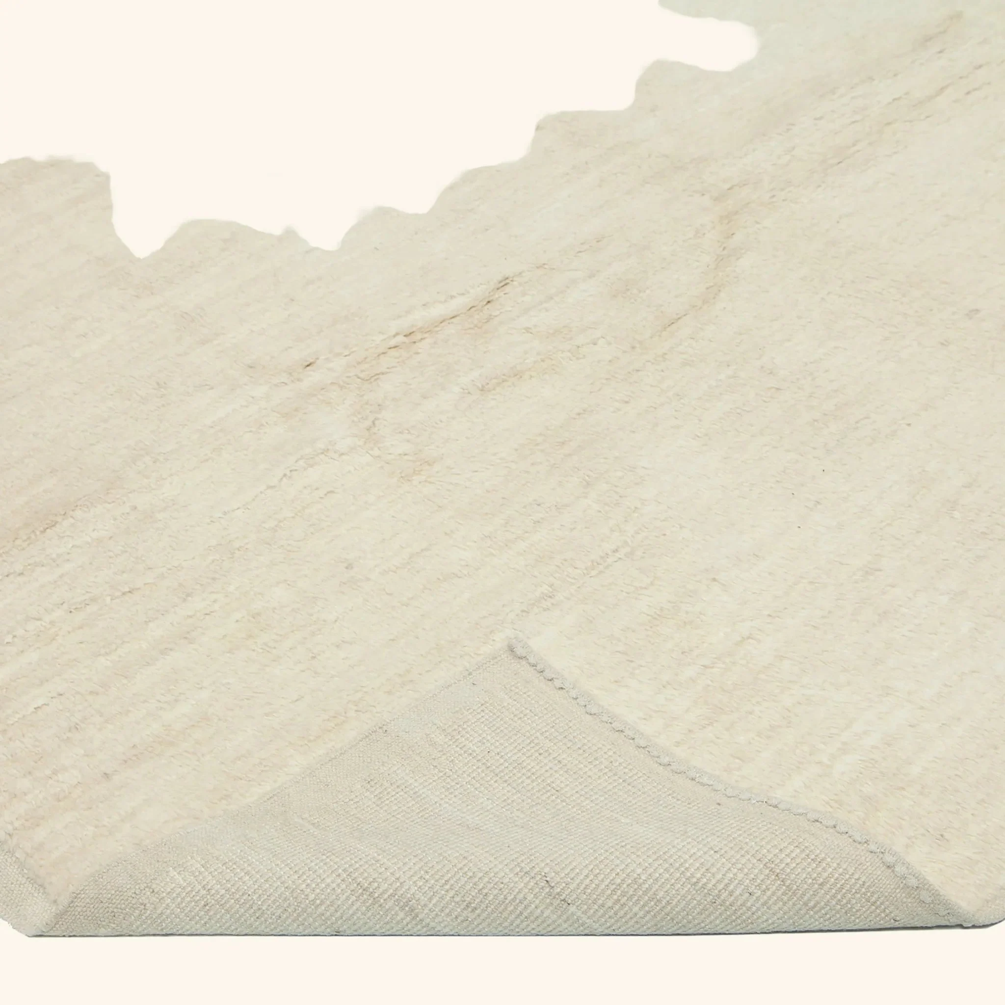 Ivory Modern Wool Rug - 8'5'' x 9'9'' - Image 5