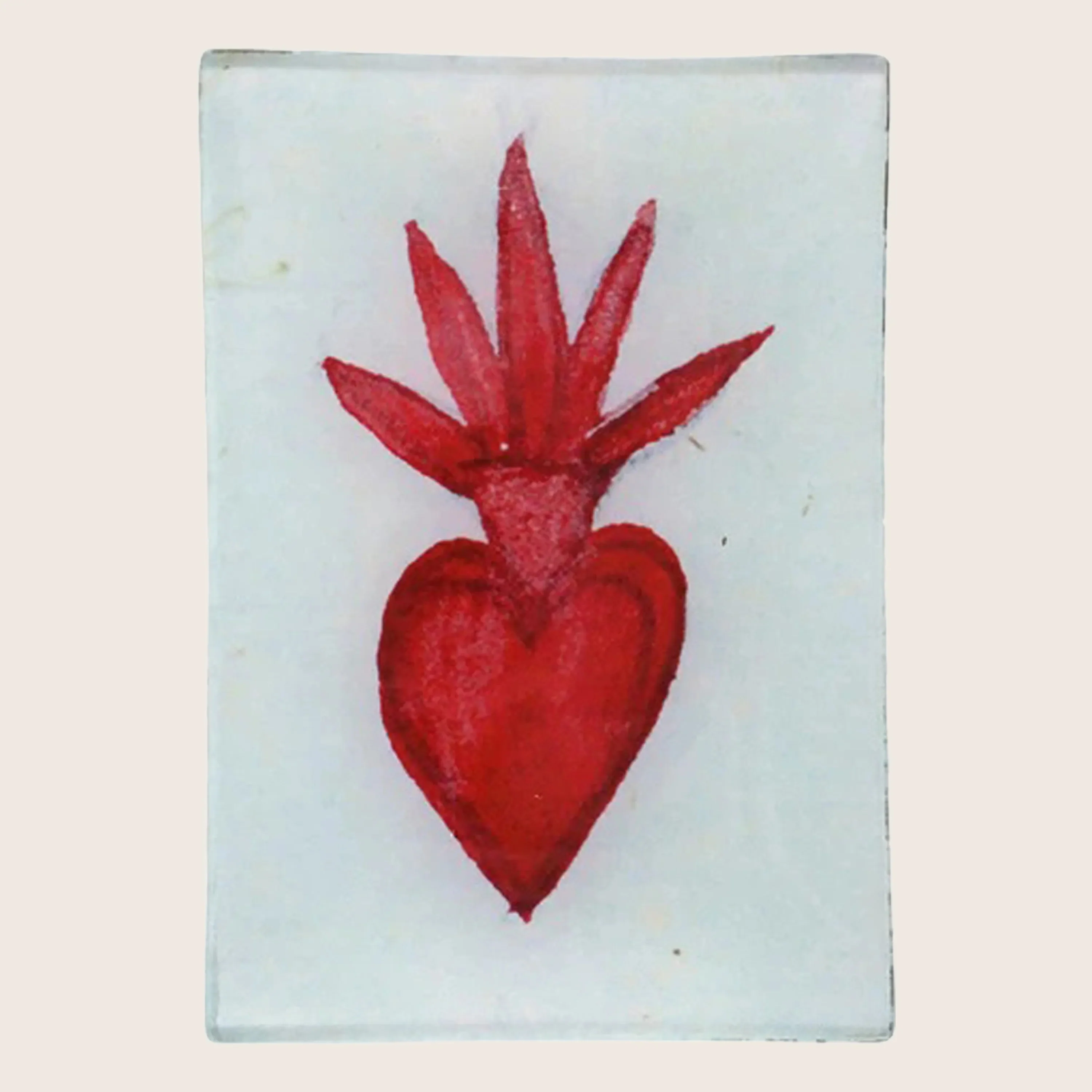 Painted Heart Mini Tray