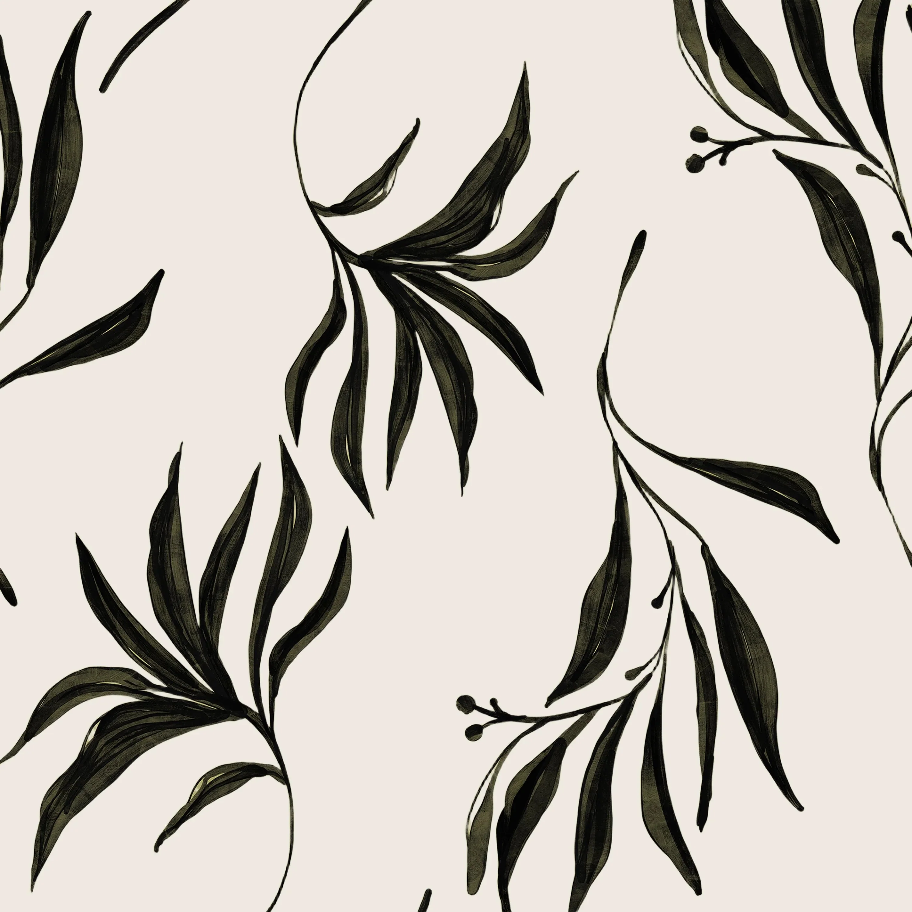 Painterly Branches Wallpaper - Image 5