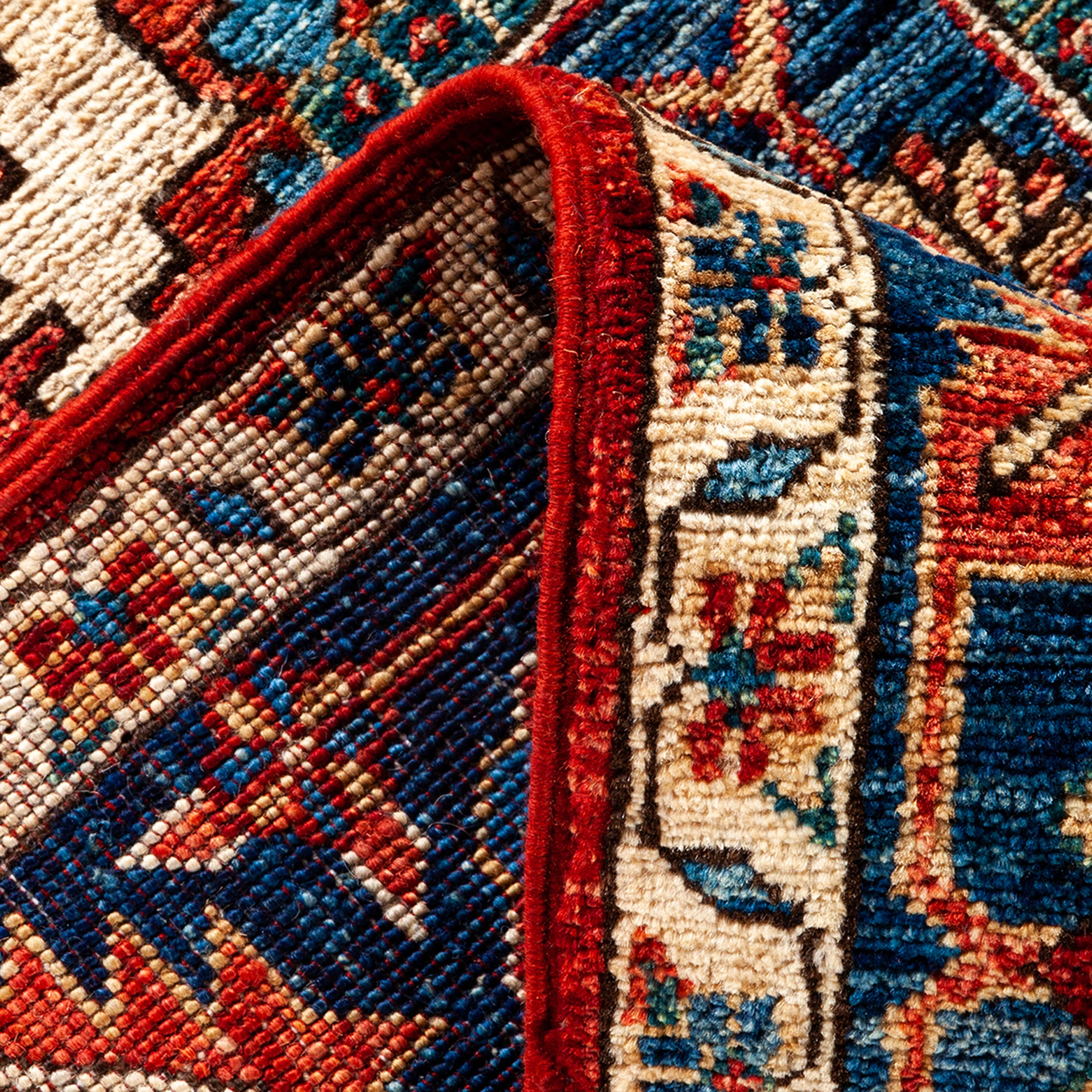 Red Traditional Serapi Wool Rug - 5'10" x 9'1" - Image 6