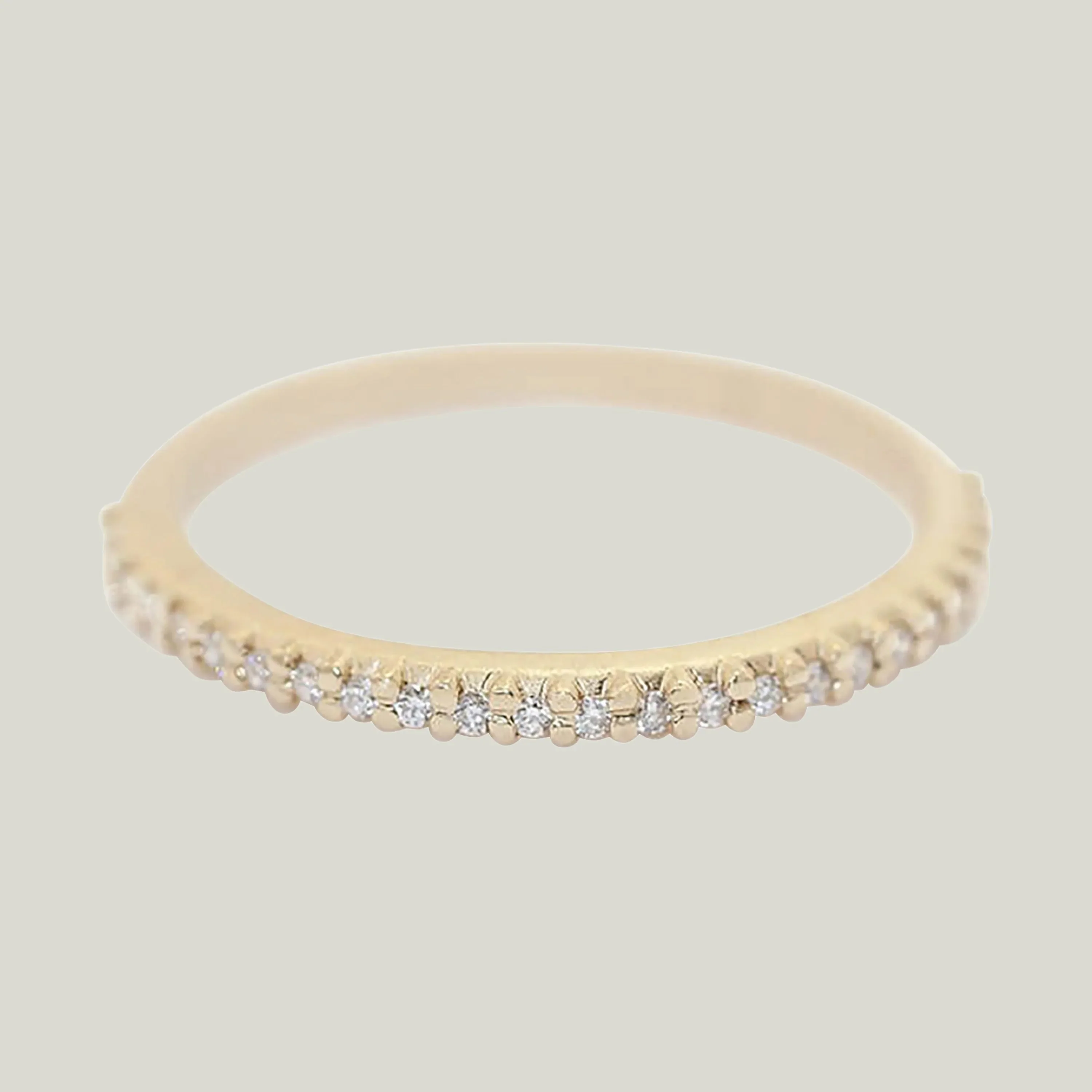 Pave Slender Band