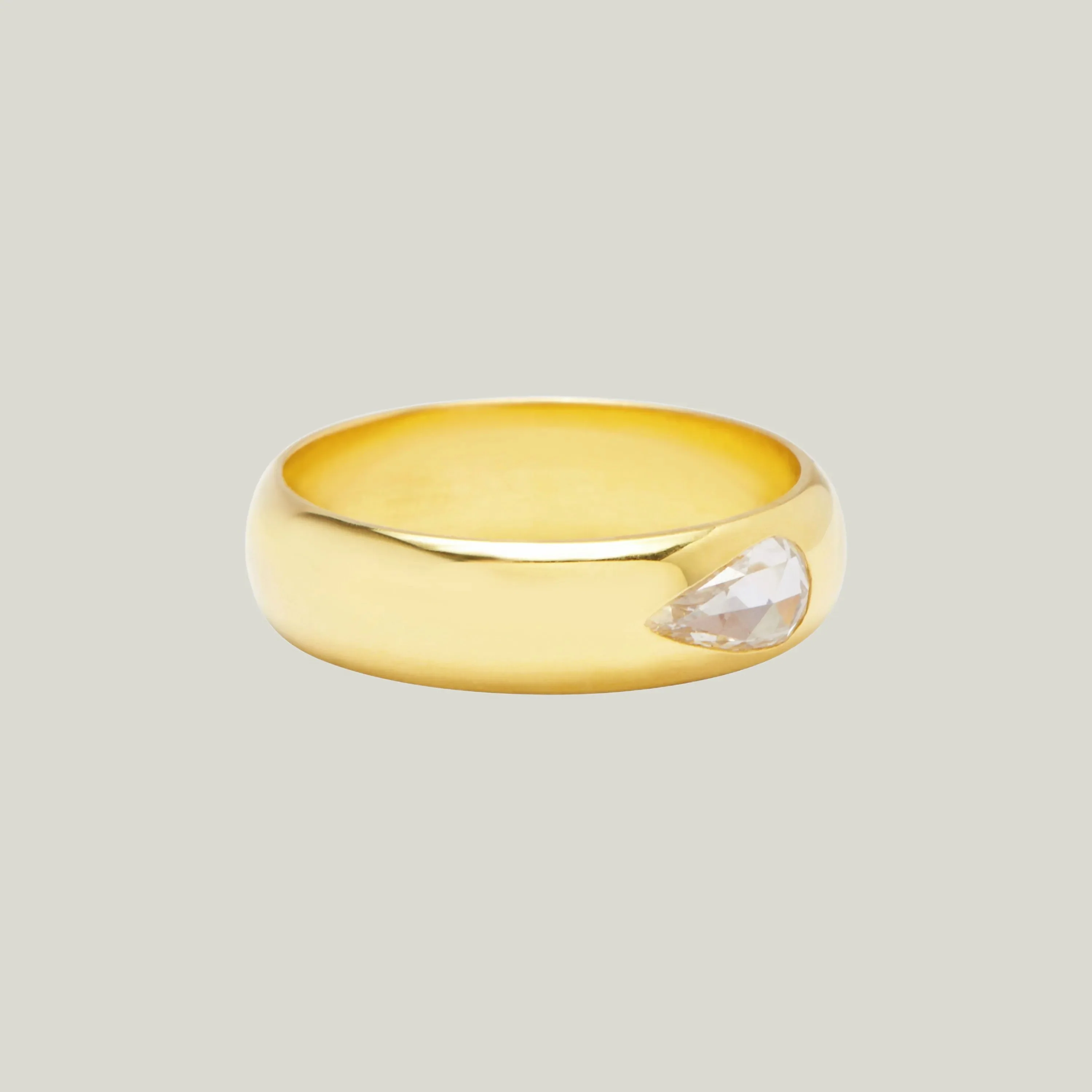 Pear Rose Cut Gypsy Band - Image 2