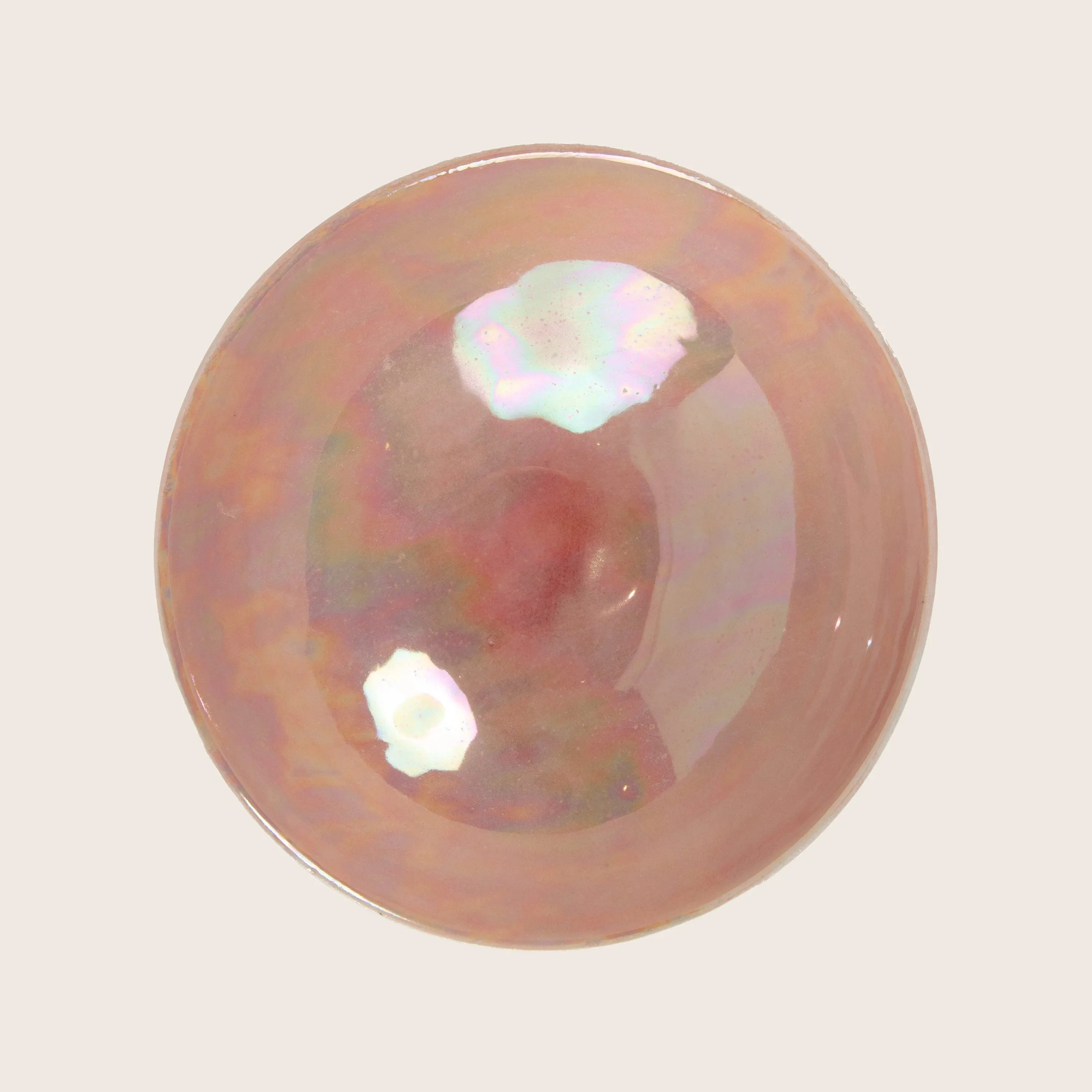Pearly Rose Serving Bowl