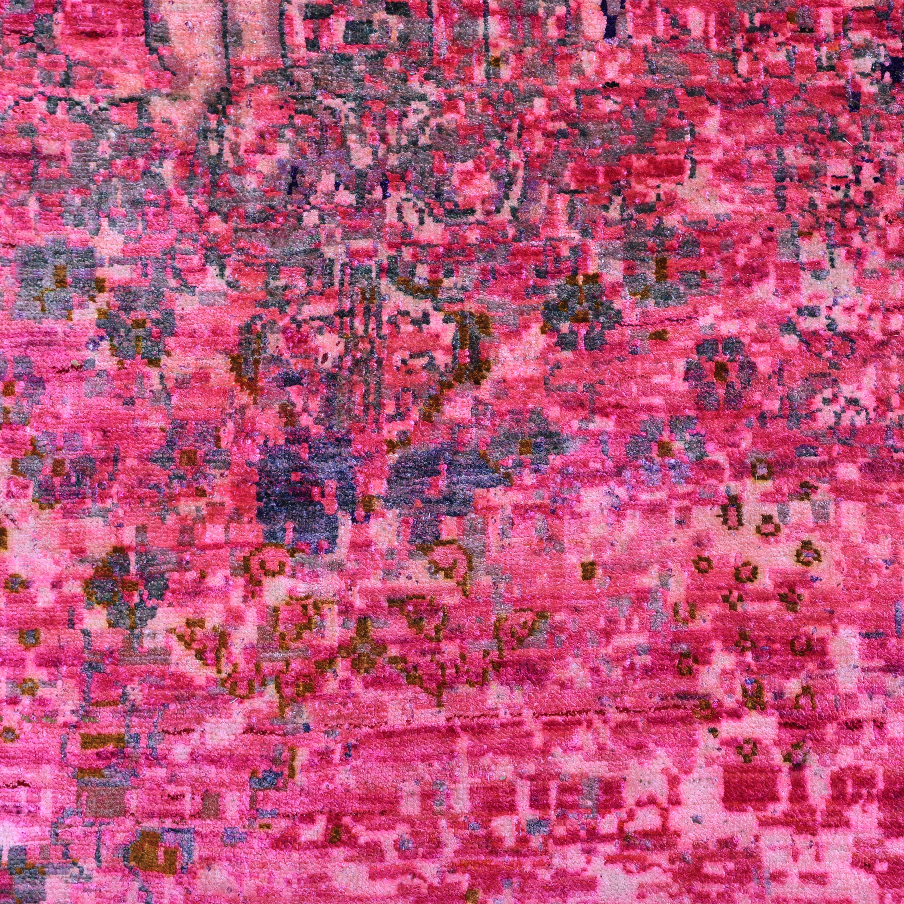 Pink Alchemy Contemporary Silk Rug - 13' x 18' - Image 5