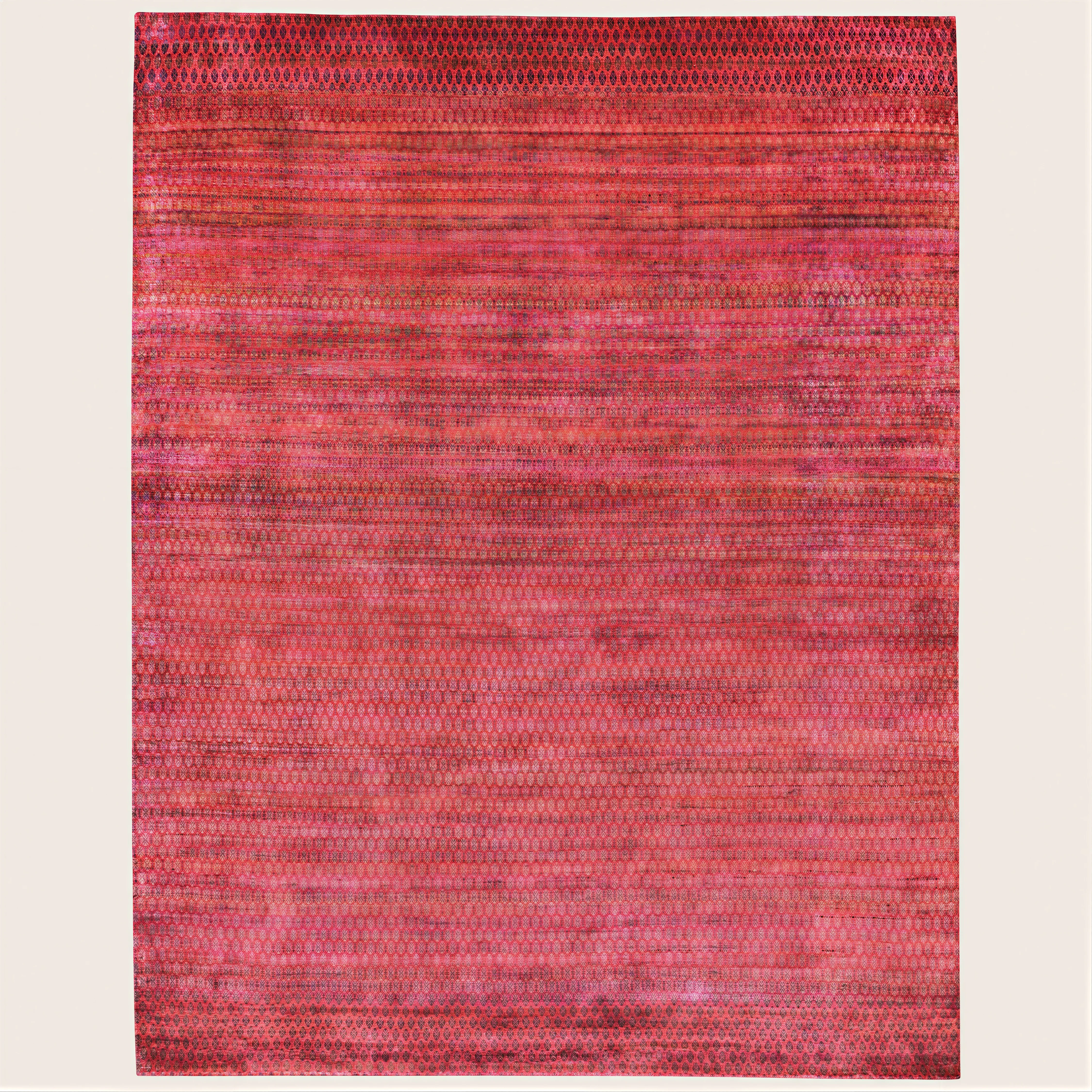 Pink Alchemy Contemporary Silk Rug - 8'9" x 11'5"