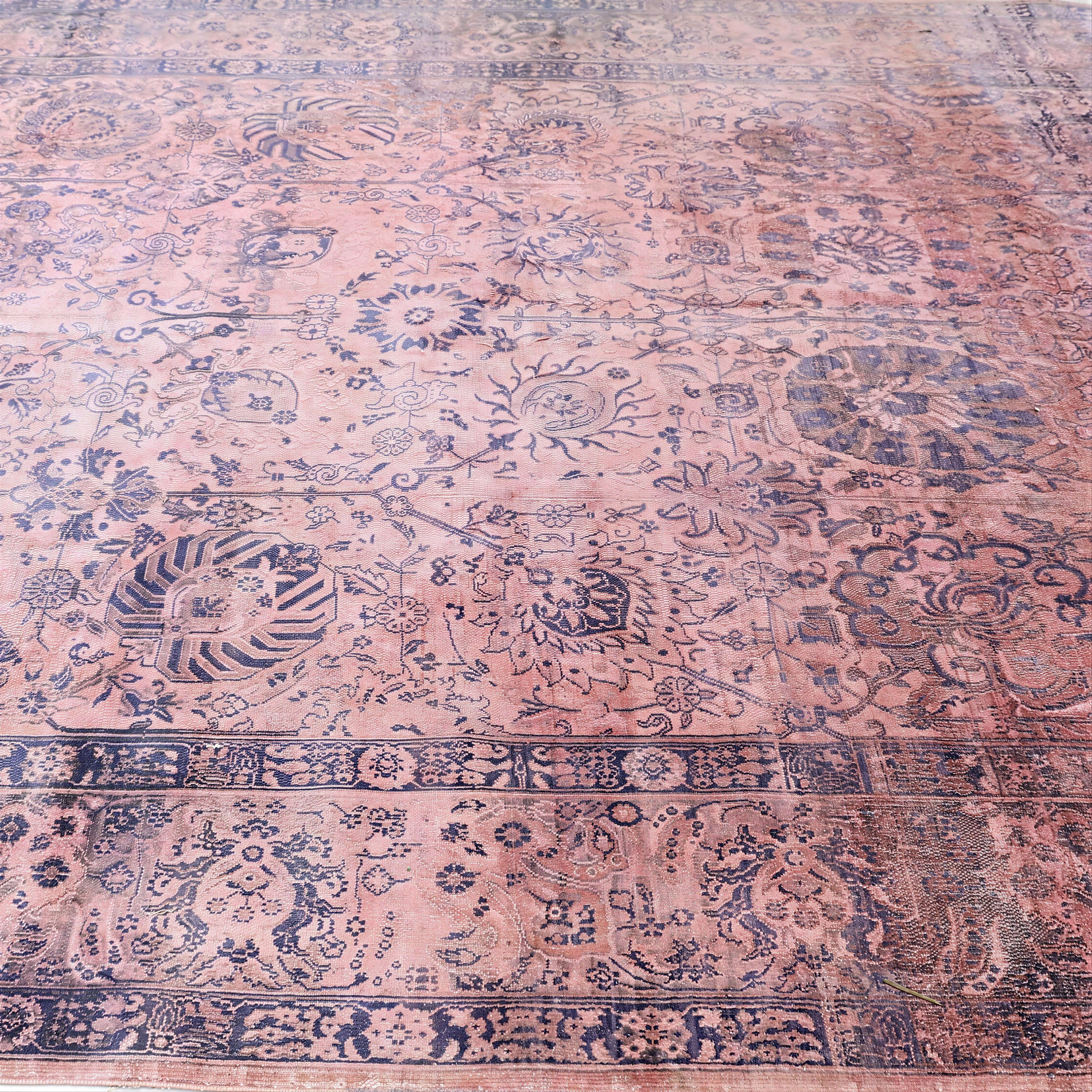 Pink Alchemy Traditional Silk Rug - 9'9" x 12'7" - Image 3