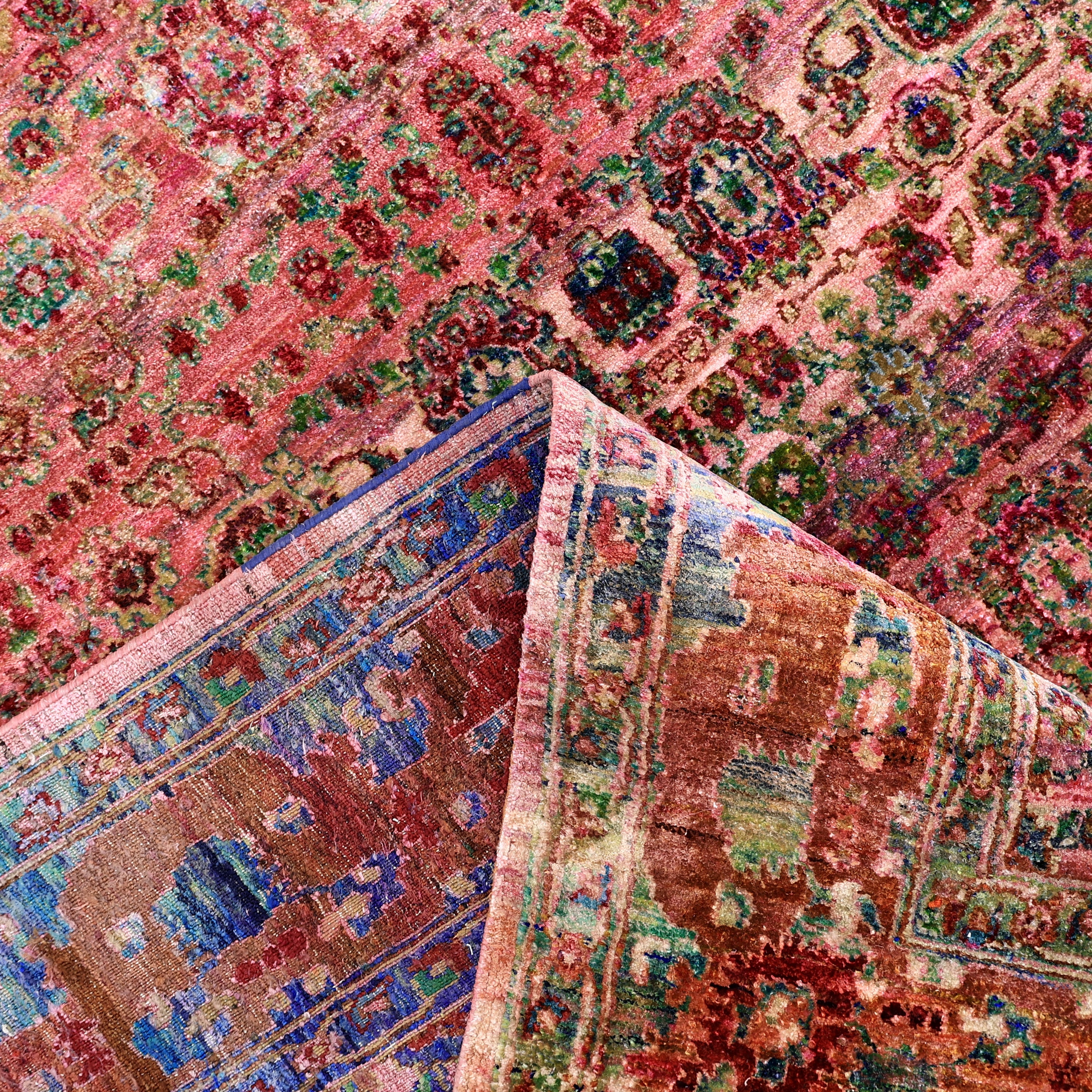 Pink Alchemy Transitional Silk Rug - 15'8" x 20'5" - Image 4