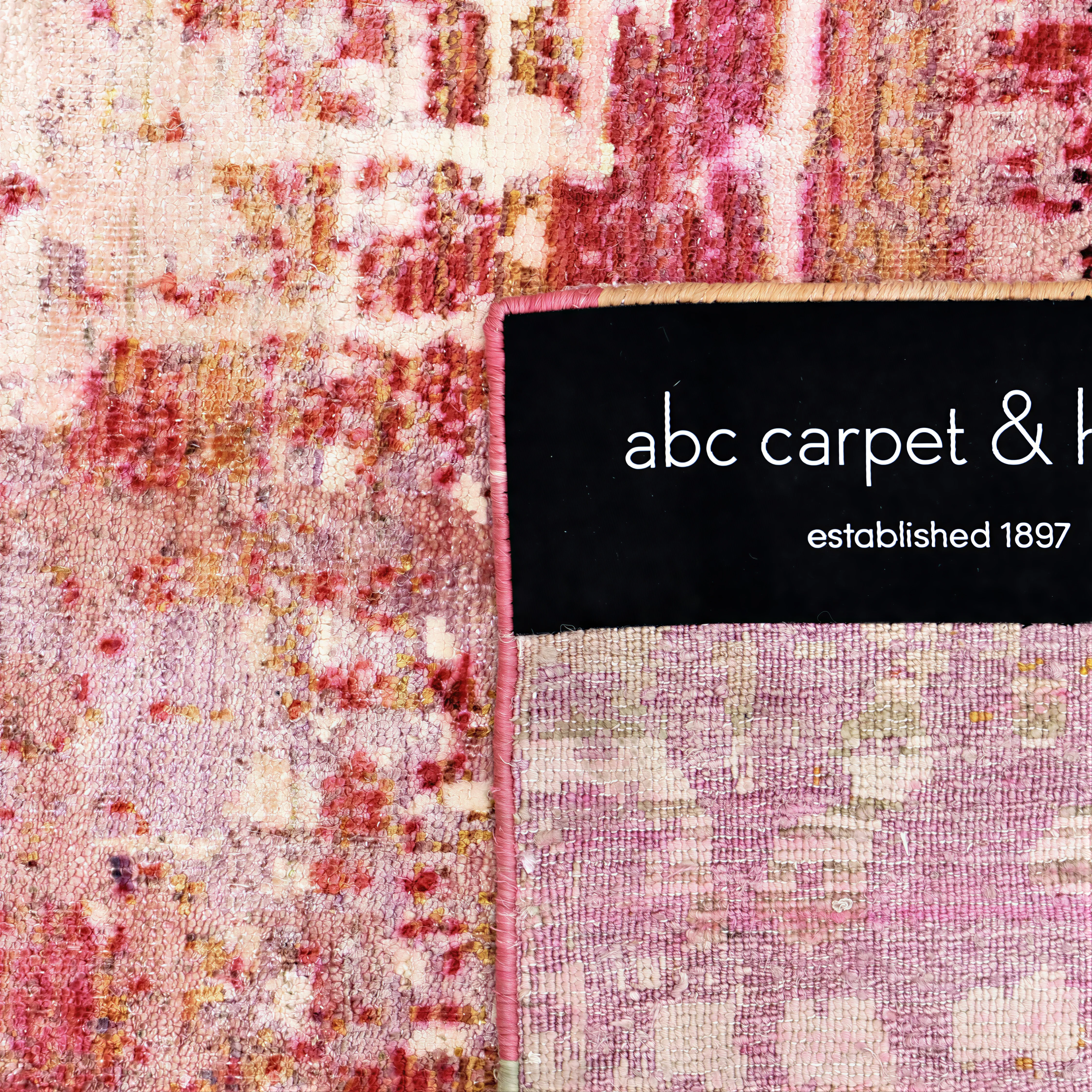 Pink Alchemy Transitional Silk Rug - 9' x 12'5" - Image 6