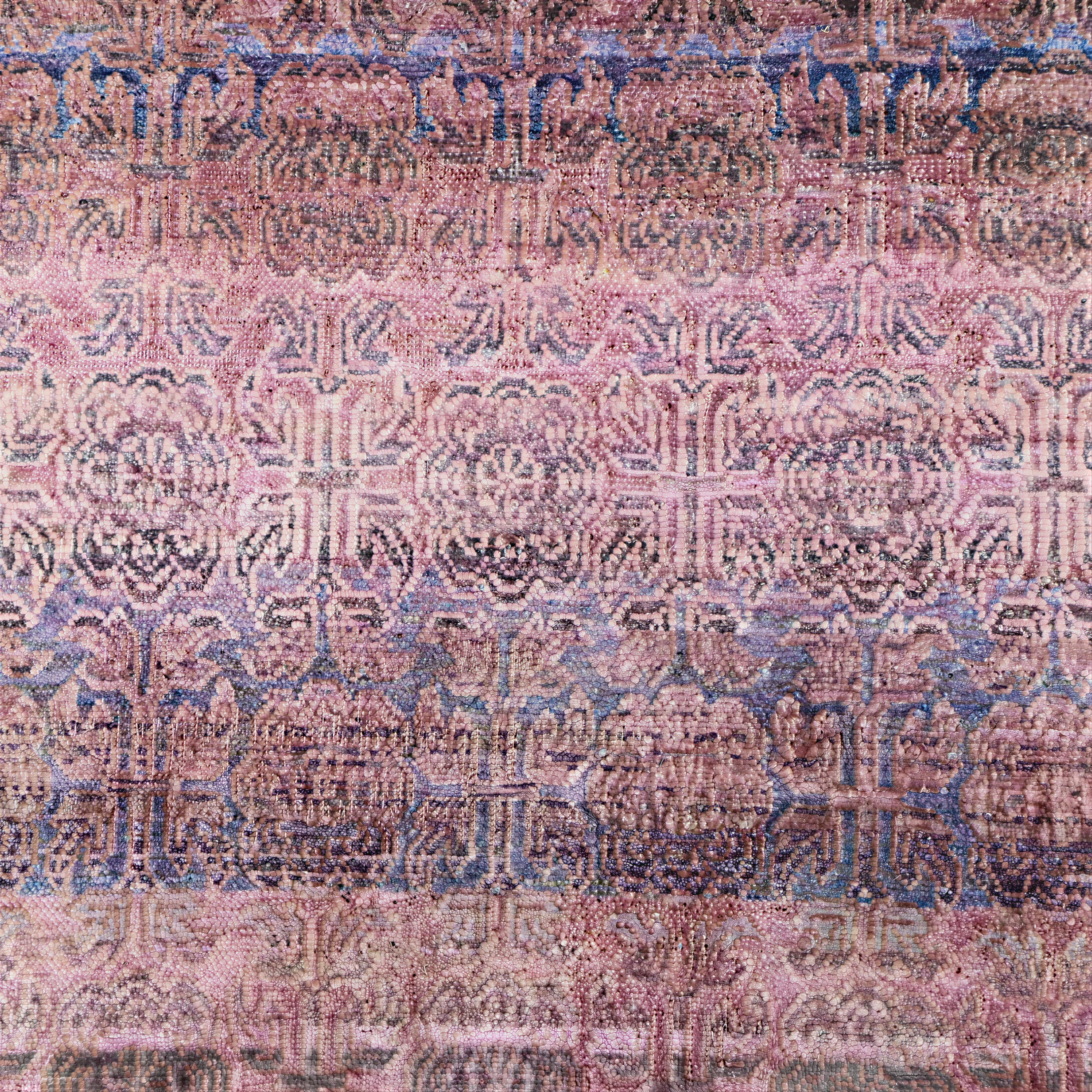 Pink Alchemy Transitional Silk Runner - 2'11" x 8'10" - Image 4