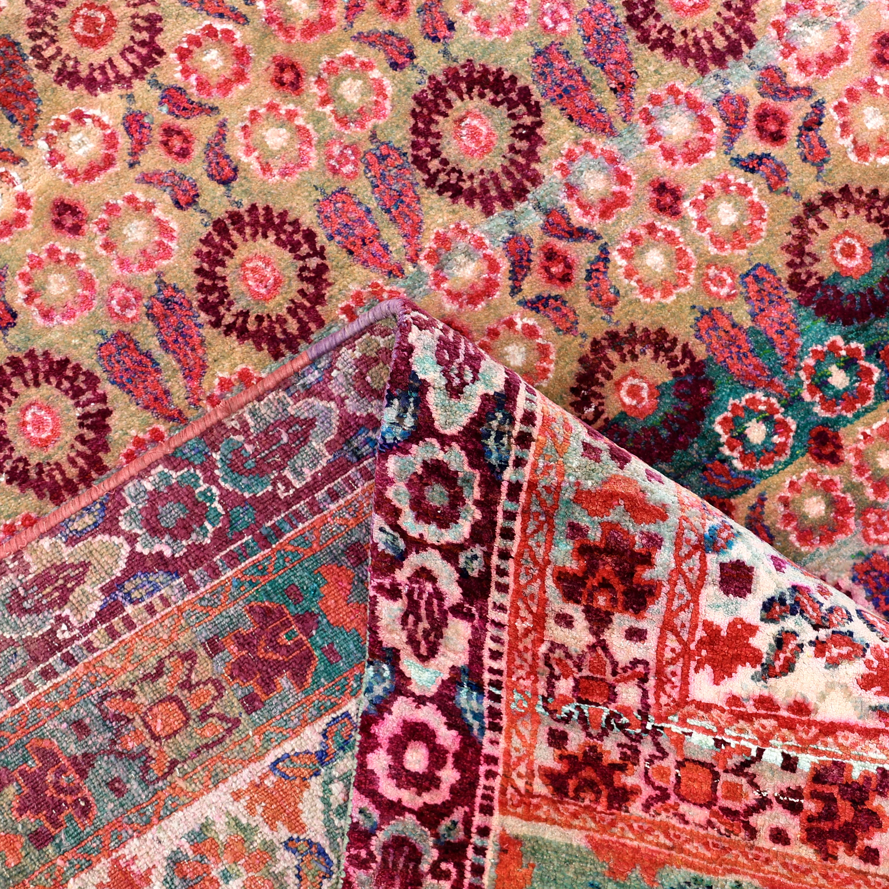 Pink Alchemy Transitional Wool Rug - 7'11" x 10'6" - Image 4