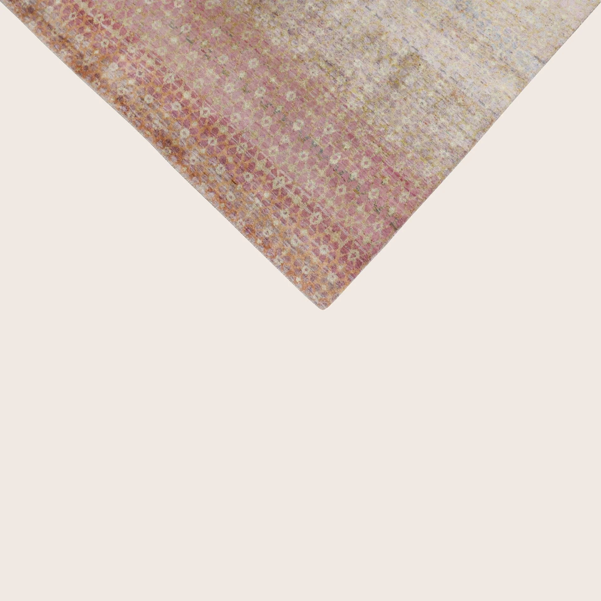 Pink Aura Contemporary Saree Silk Rug - Image 8