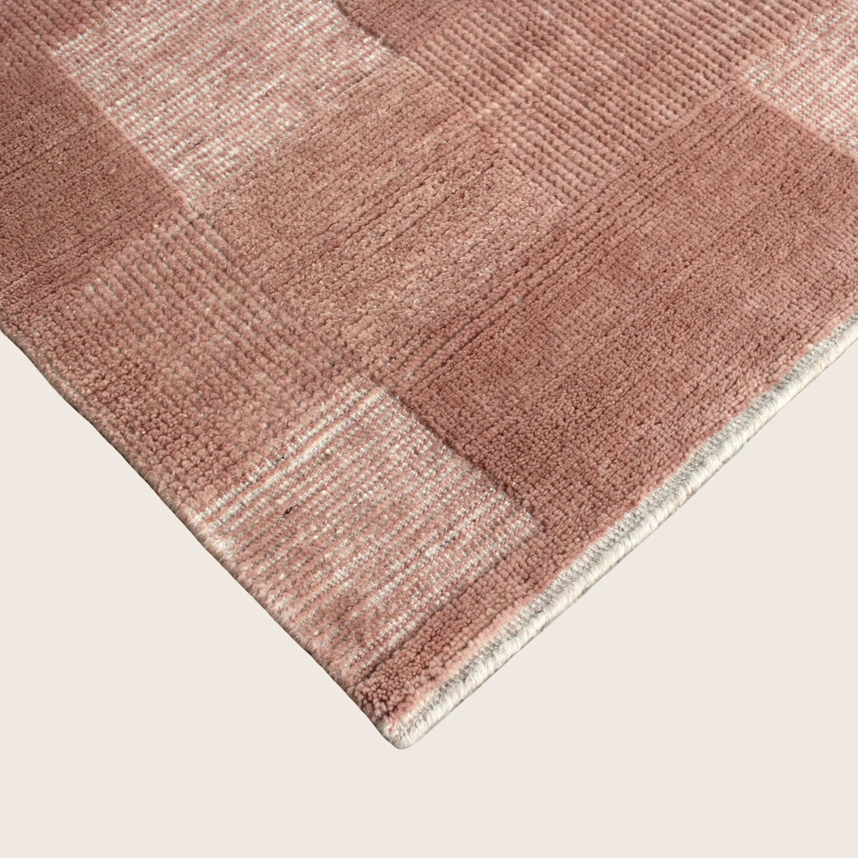 Pink Contemporary Wool Rug - Image 14