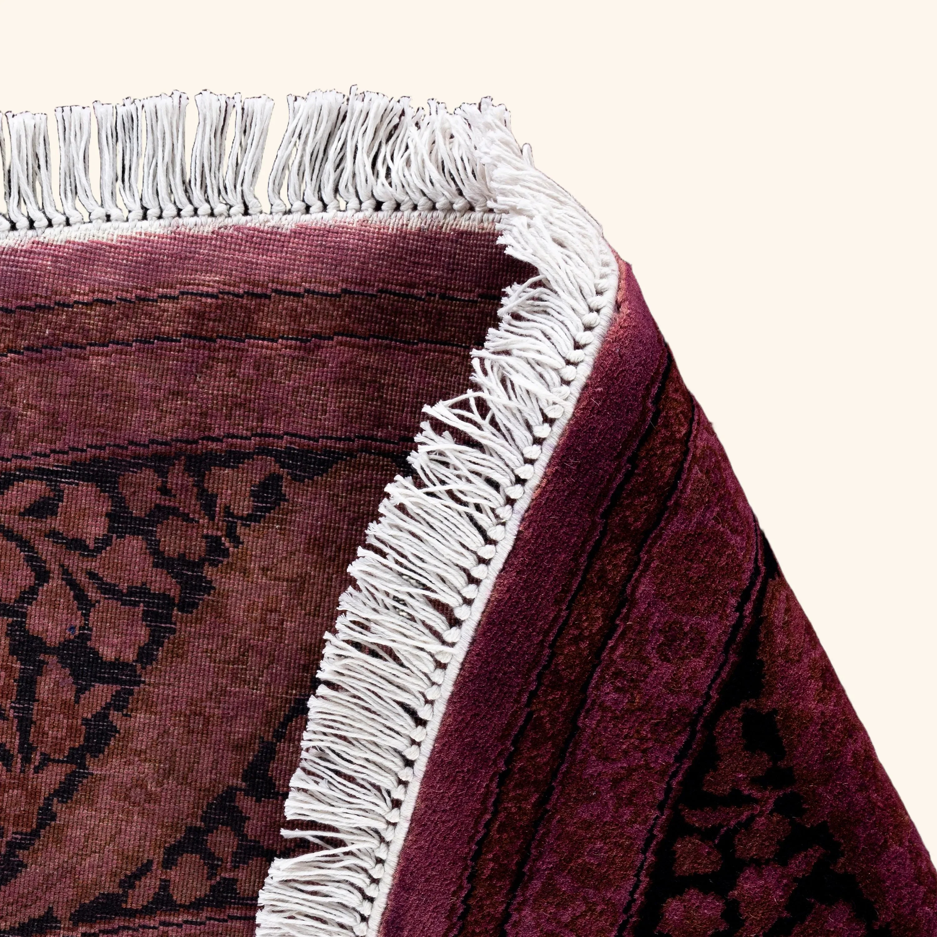 Purple Samsara Wool Rug - 6'1" x 6'1" - Image 6
