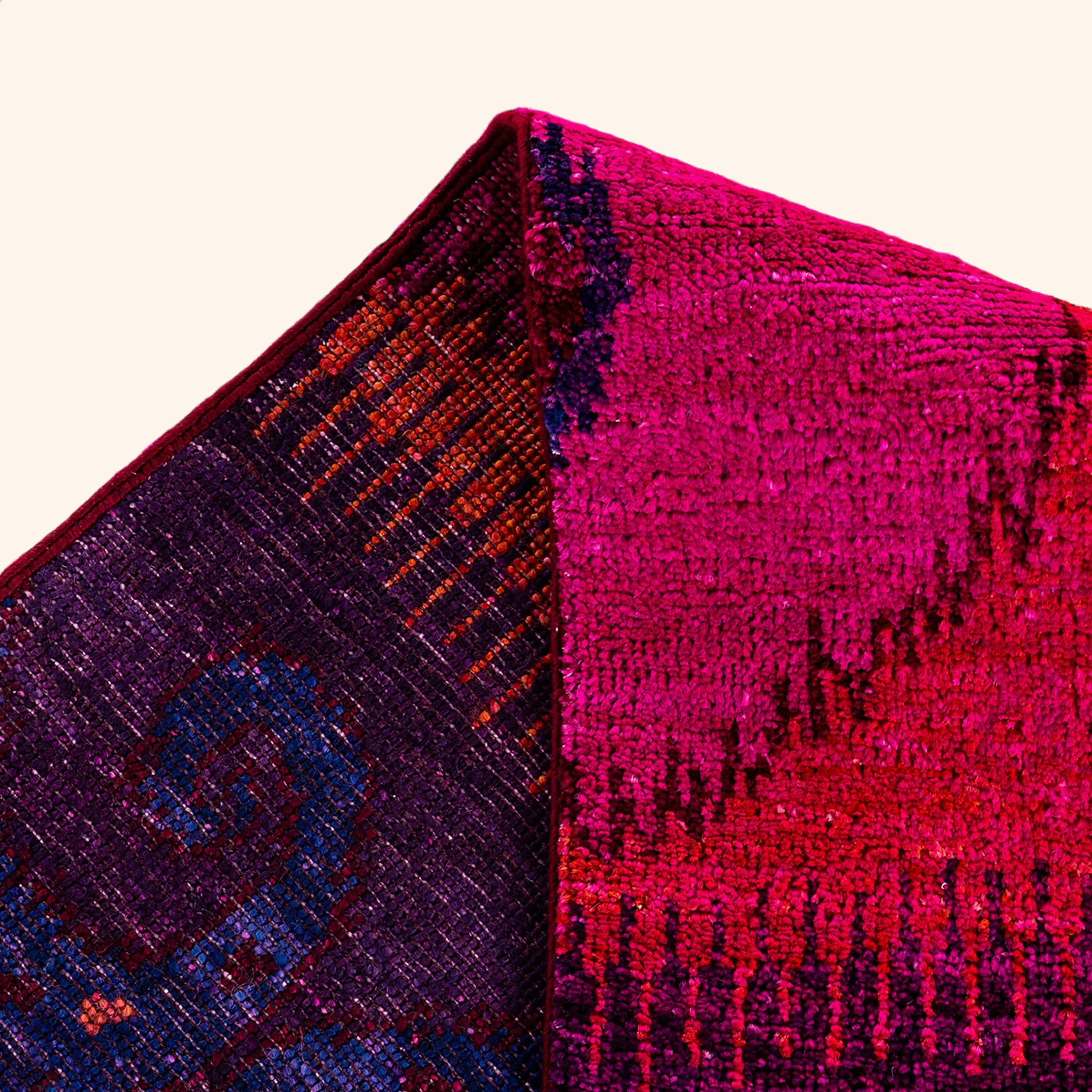 Pink Samsara Wool Rug - 8' x 10'3" - Image 5