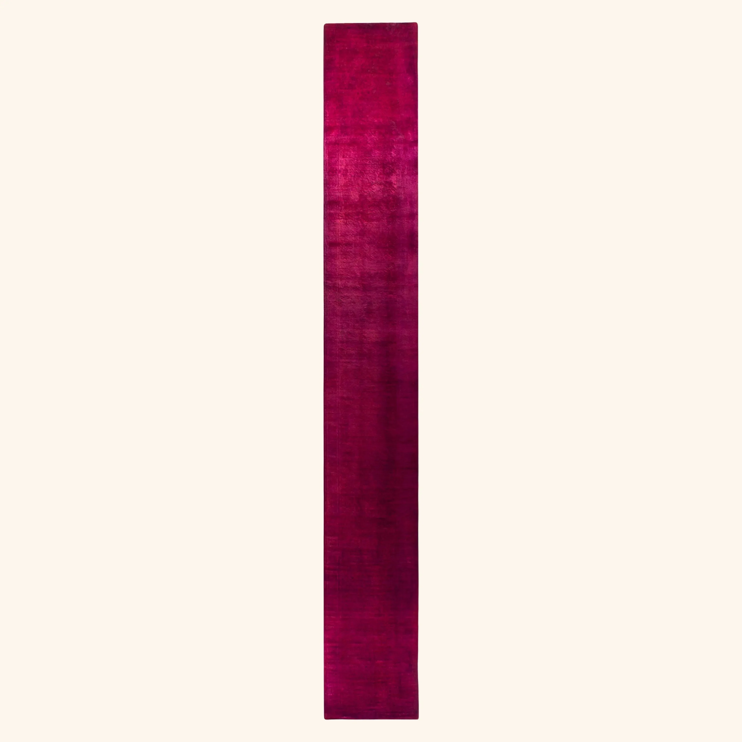 Pink Samsara Wool Runner - 2'7" x 20'2"