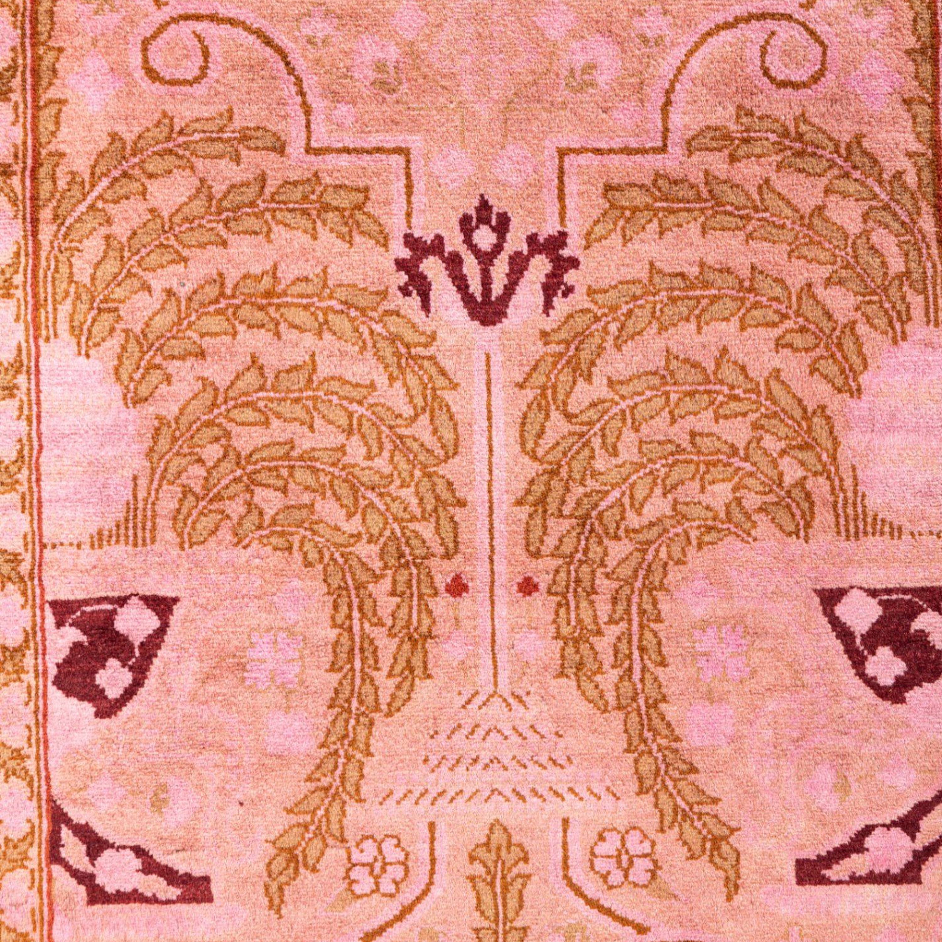 Pink Samsara Wool Runner - 2'5" x 12'5" - Image 7