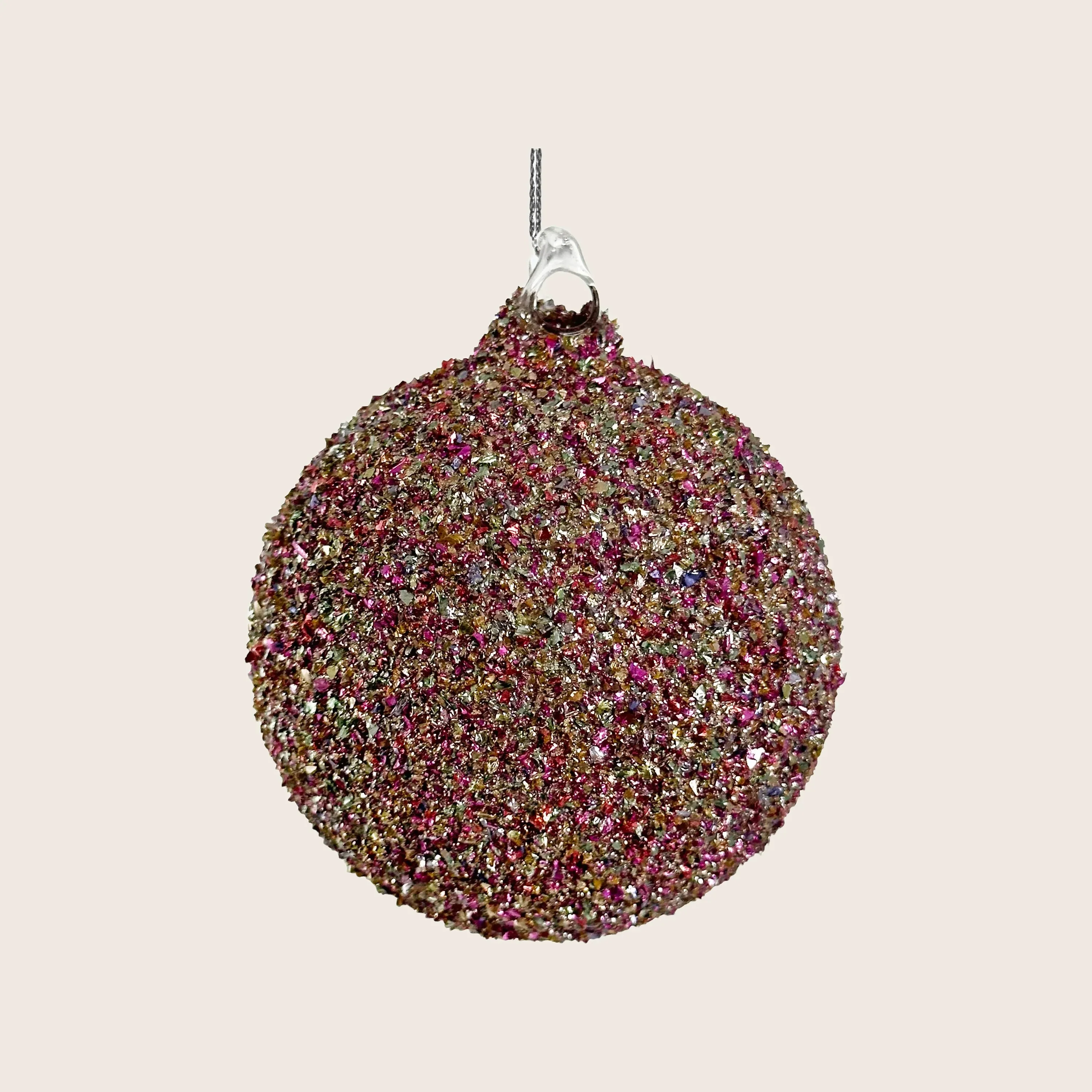 Glitter Glass Ball Ornament