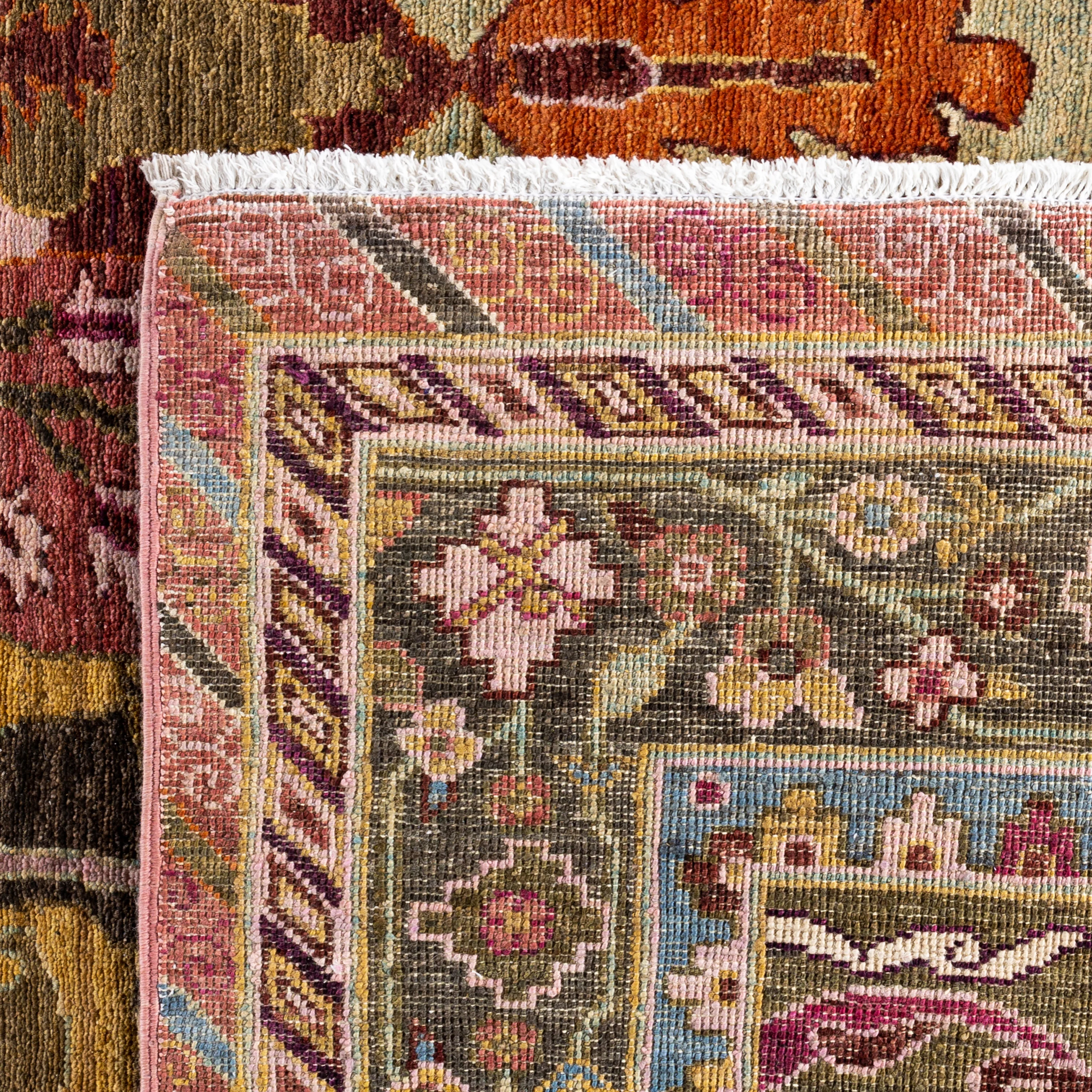 Purple Soluna Traditional Wool Rug - 9' x 11'11" - Image 5