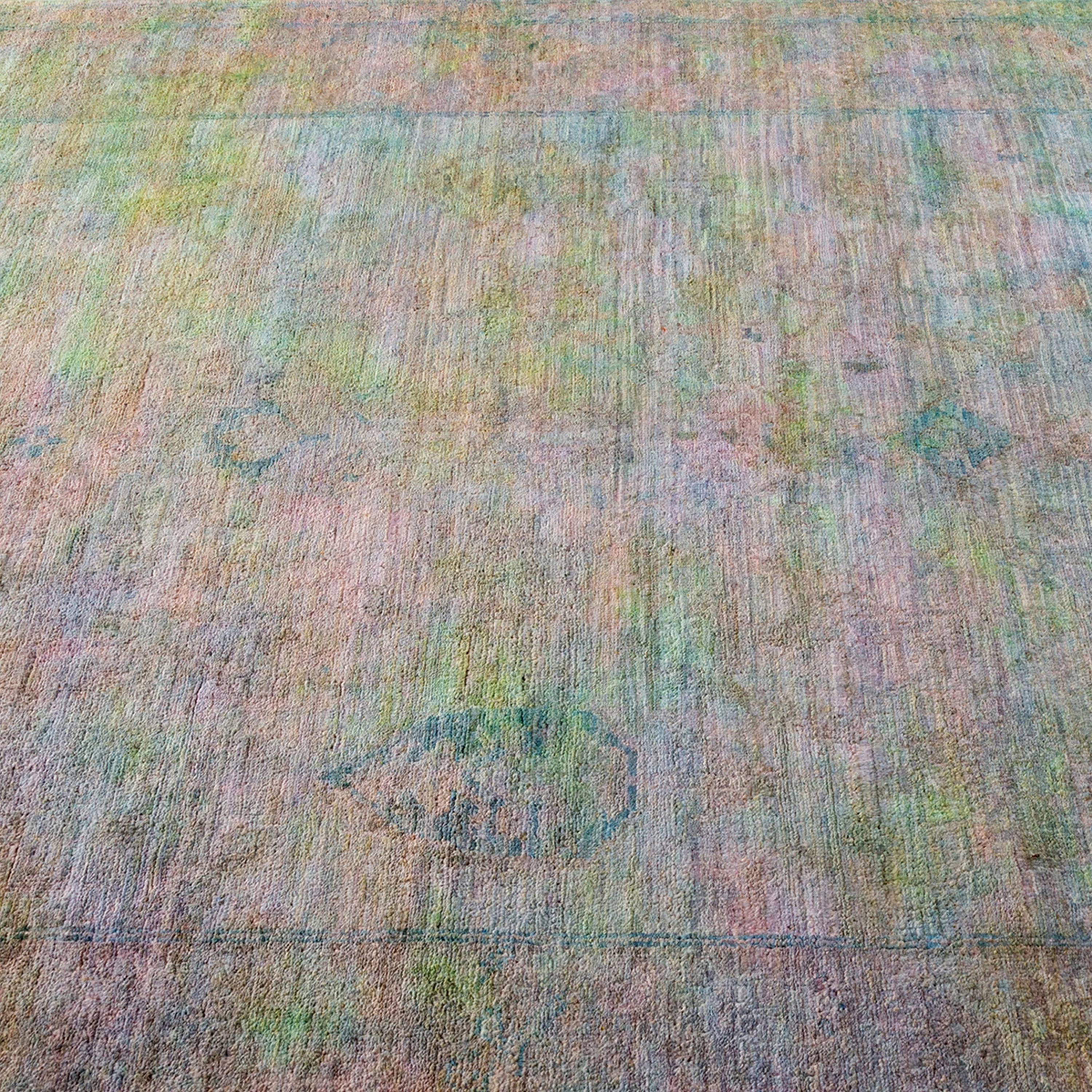 Multicolored Samsara Wool Rug - 5'1" x 8'2" - Image 4