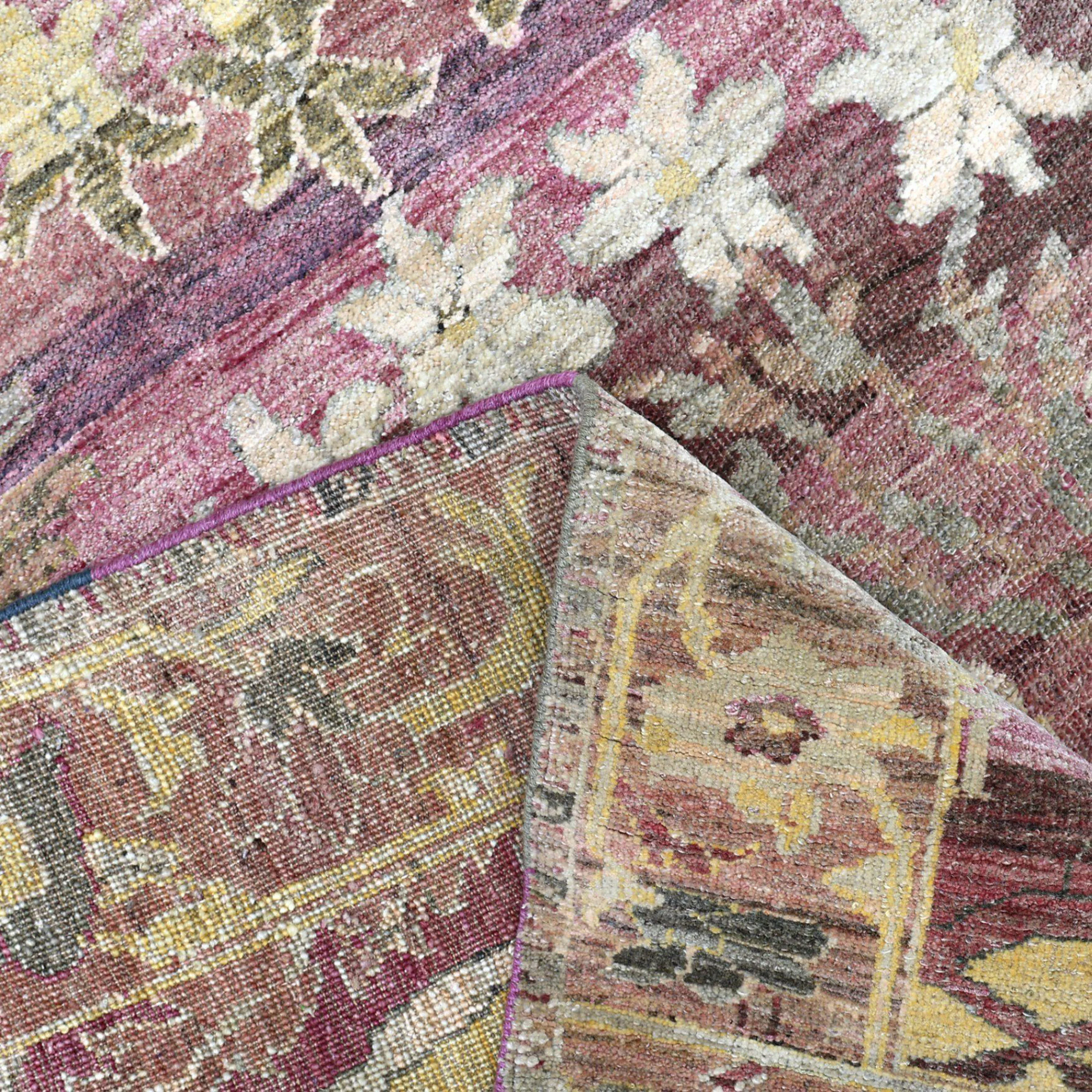 Pink Alchemy Transitional Wool Rug - 7'10" x 10' - Image 7