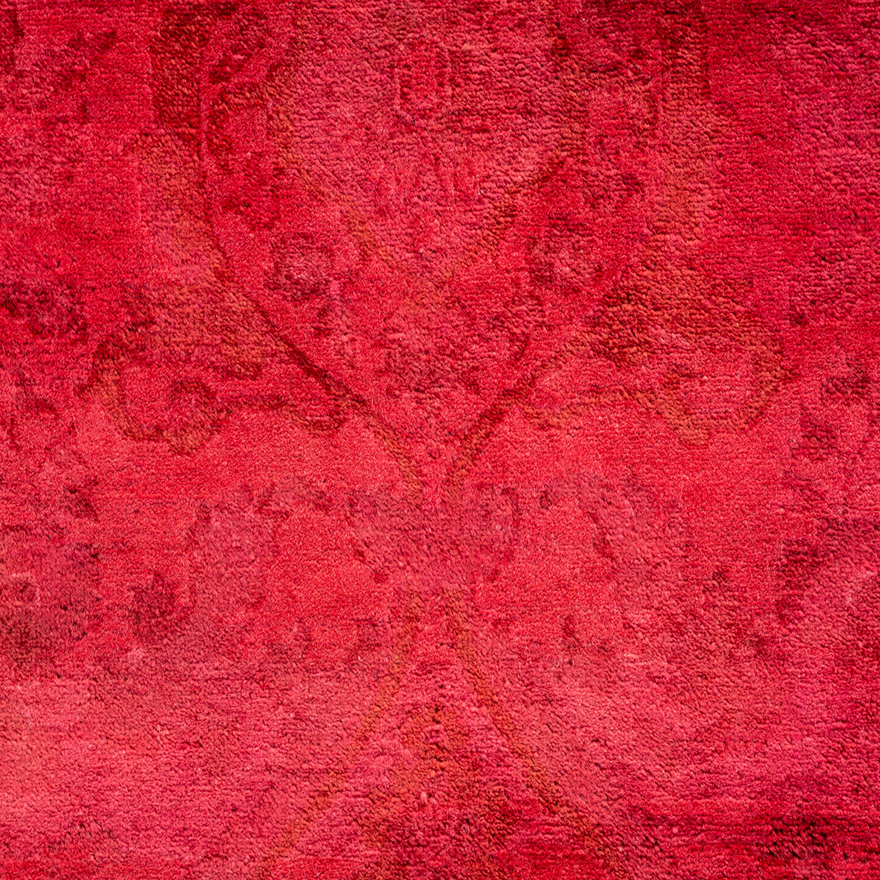 Red Samsara Wool Rug - 8'10" x 12'2" - Image 4