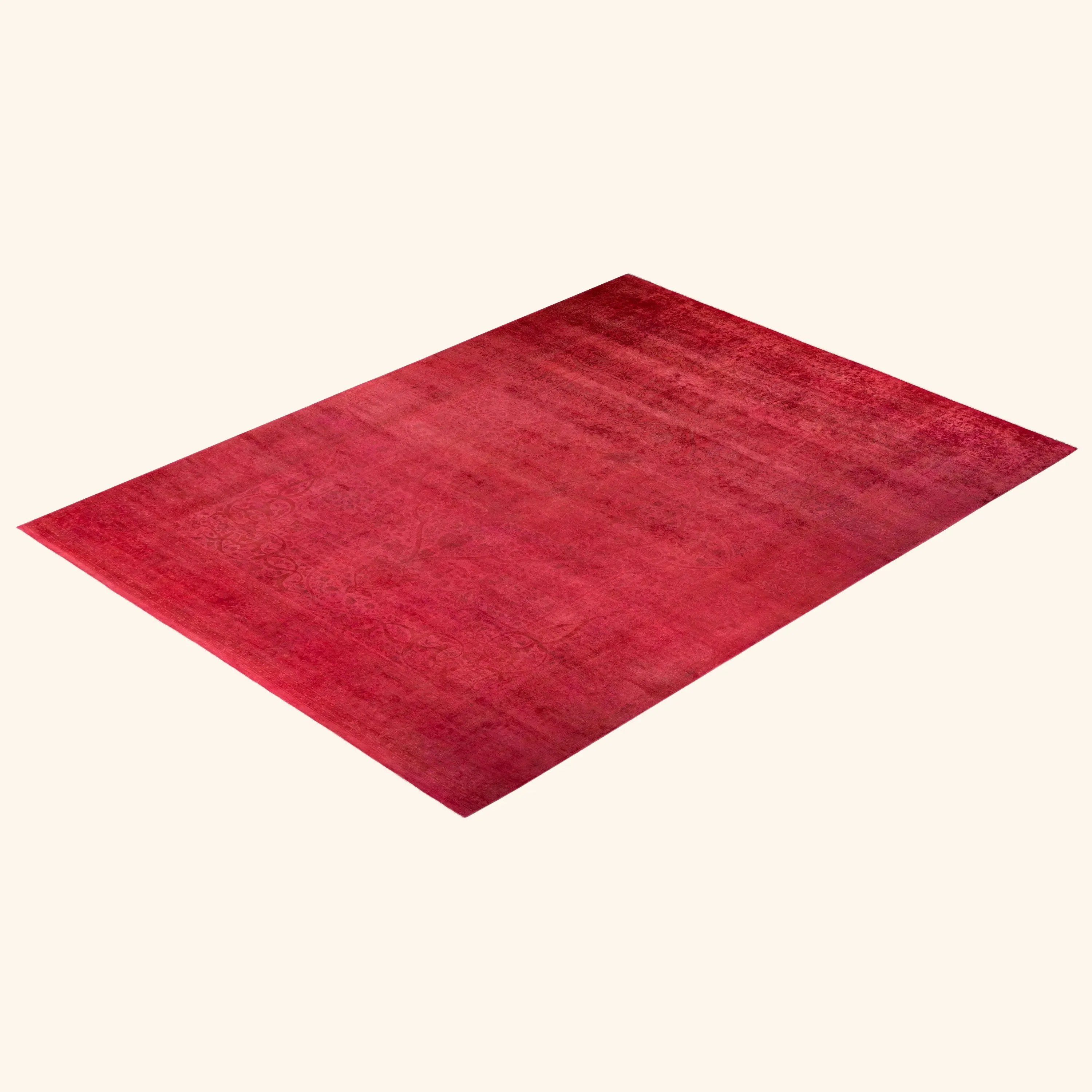 Red Samsara Wool Rug - 8'10" x 12'2" - Image 7