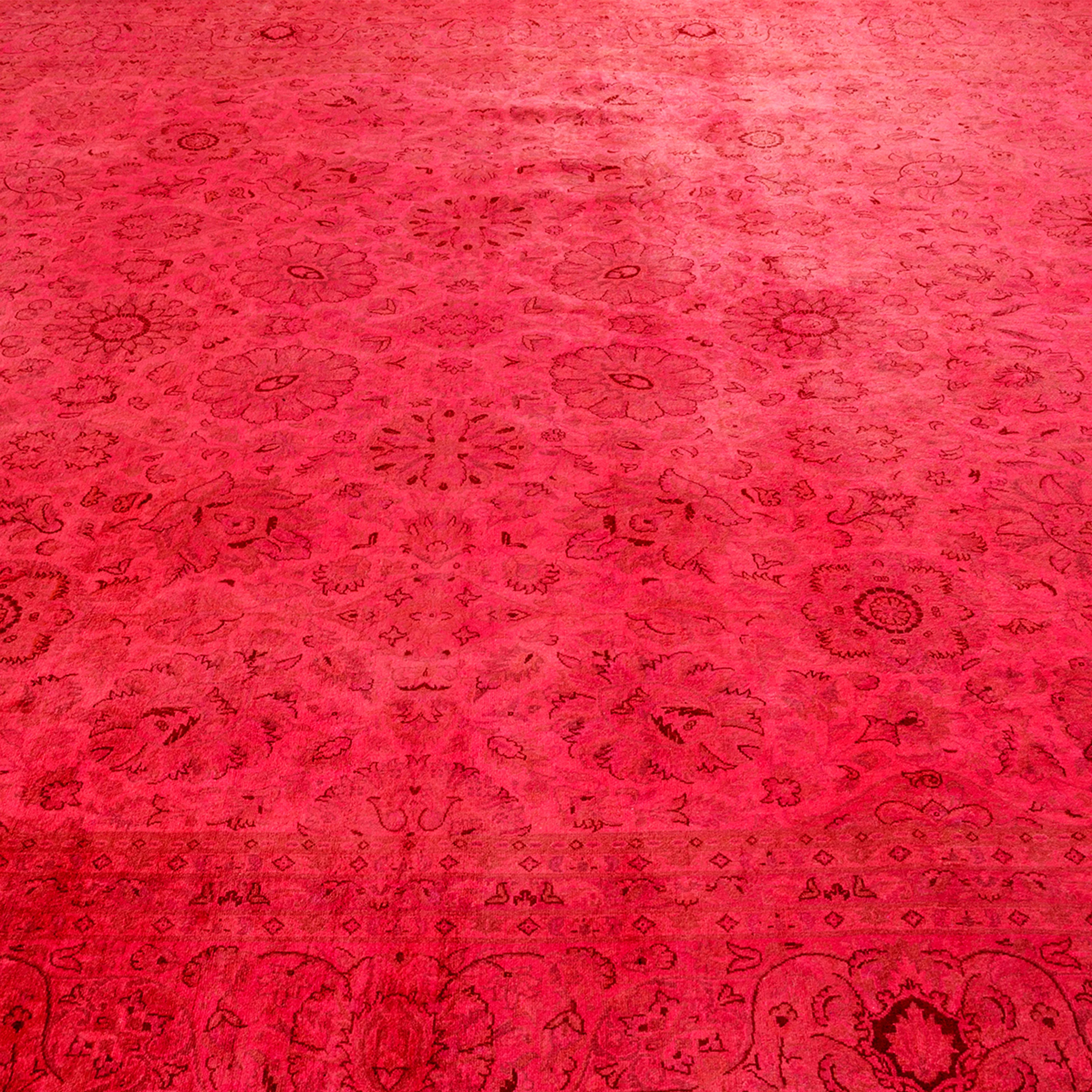 Pink Samsara Wool Rug - 9'2" x 12'4" - Image 4